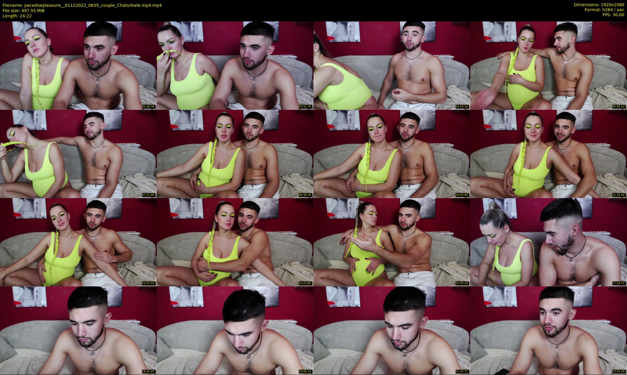 paradisepleasure_ — 25 minute Chaturbate couple cam show recording, 1080p, Dec 1, 2022