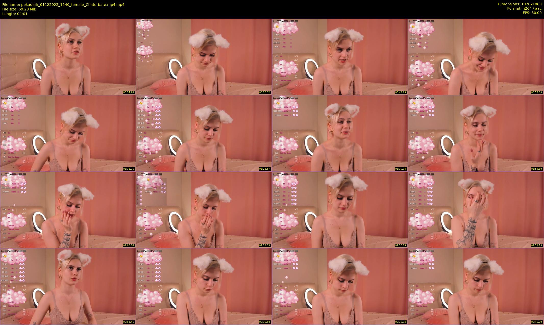 pekadark — 5 minute Chaturbate female cam show recording, 1080p, Dec 1, 2022