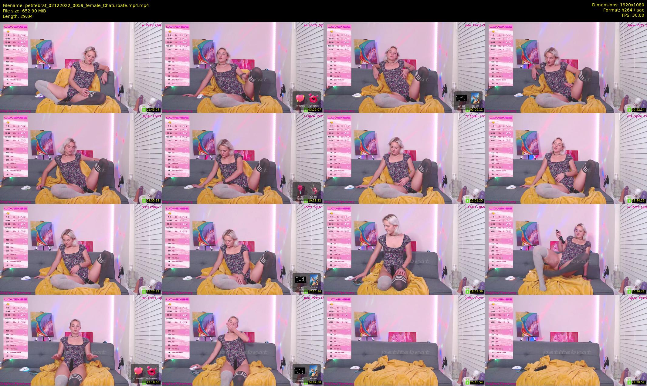 petitebrat — 30 minute Chaturbate female cam show recording, 1080p, Dec 2, 2022