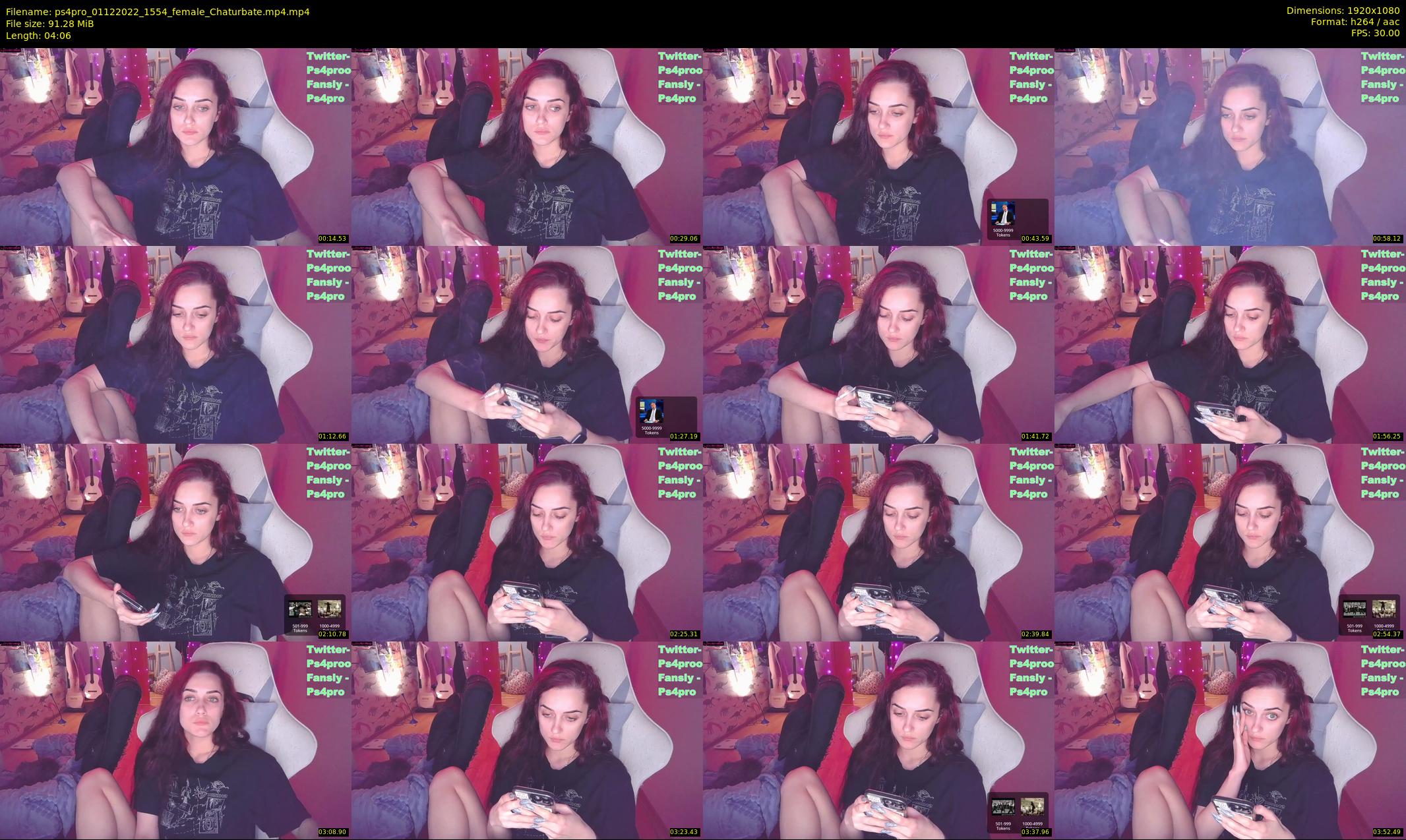 ps4pro — 5 minute Chaturbate female cam show recording, 1080p, Dec 1, 2022