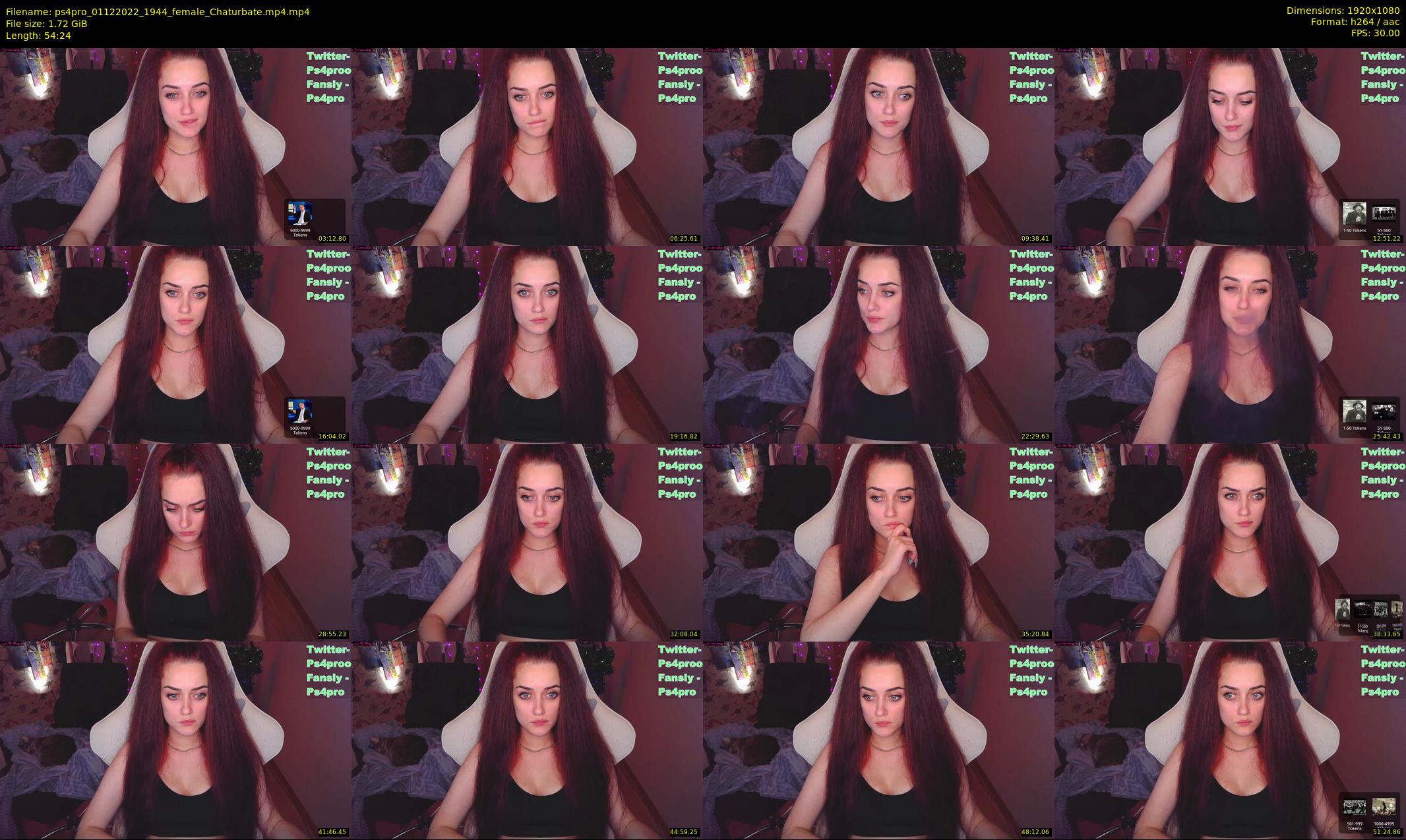 ps4pro — 55 minute Chaturbate female cam show recording, 1080p, Dec 1, 2022