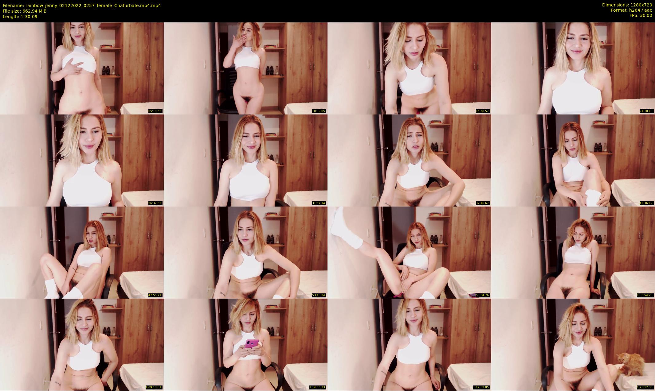 rainbow_jenny — 91 minute Chaturbate female cam show recording, 720p, Dec 2, 2022
