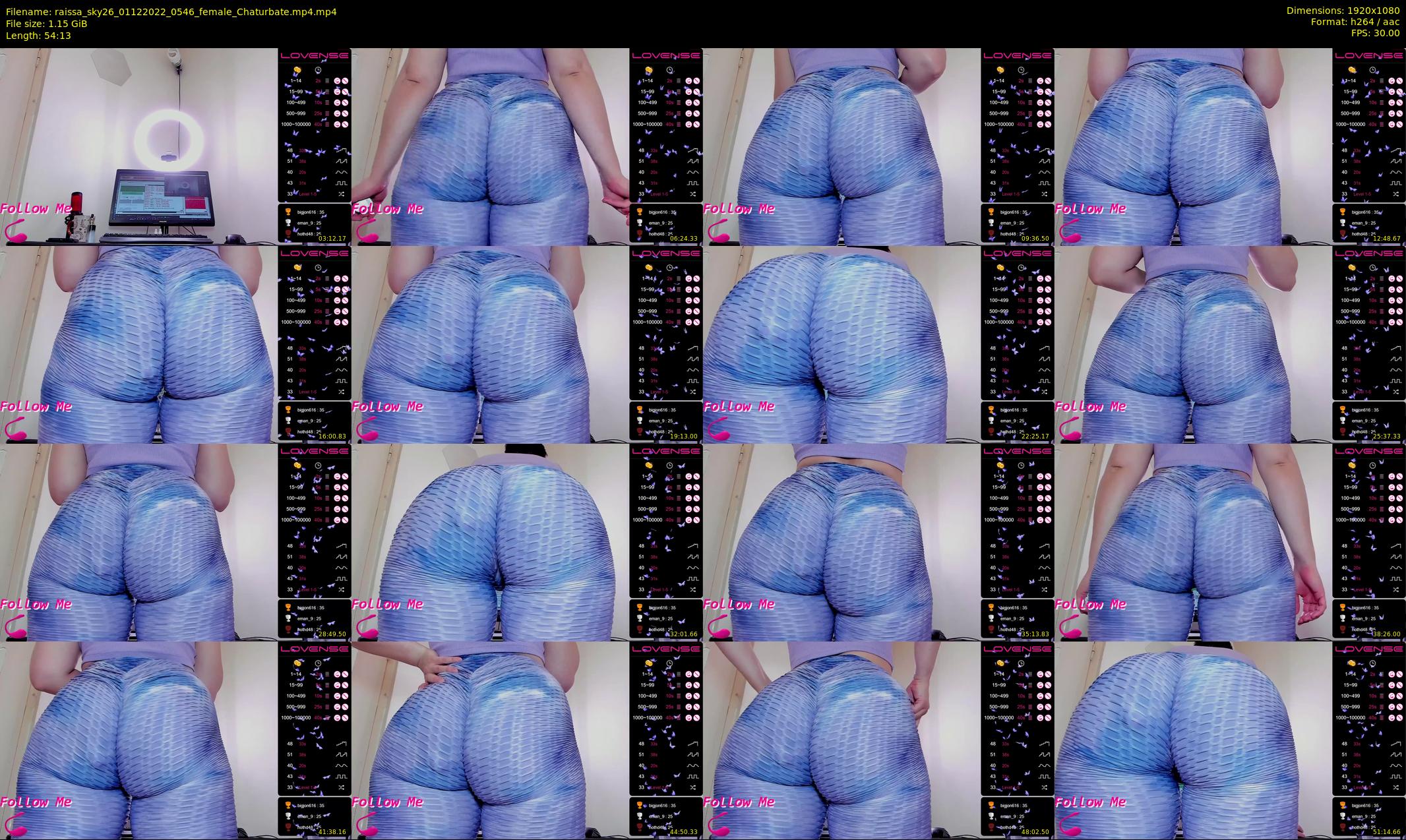 raissa_sky26 — 55 minute Chaturbate female cam show recording, 1080p, Dec 1, 2022