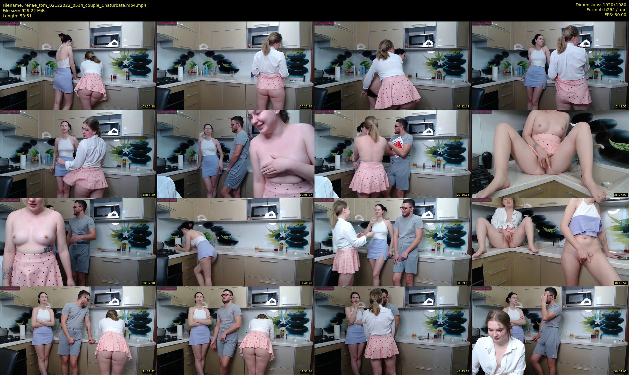renae_tom — 54 minute Chaturbate couple cam show recording, 1080p, Dec 2, 2022