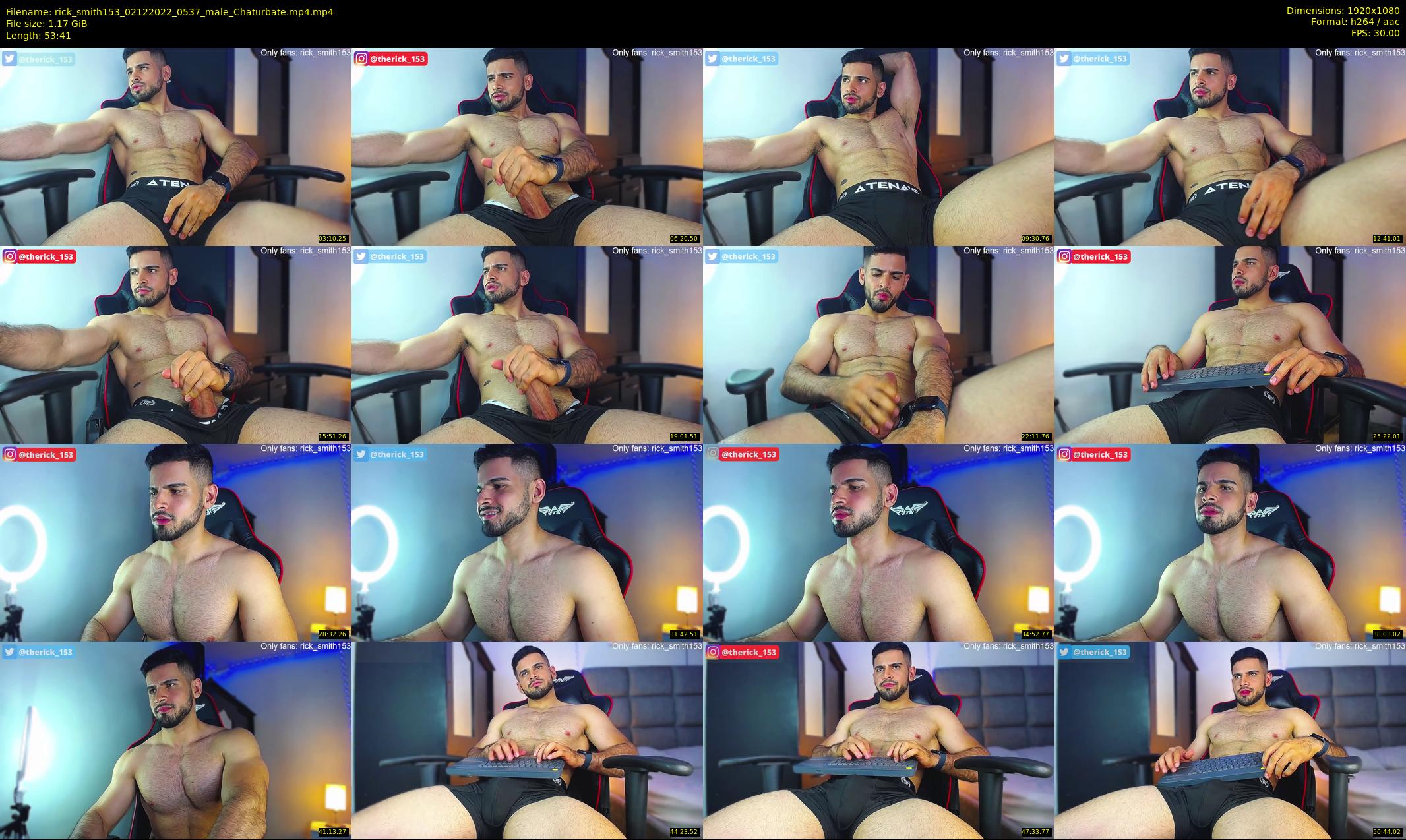 rick_smith153 — 54 minute Chaturbate male cam show recording, 1080p, Dec 2, 2022
