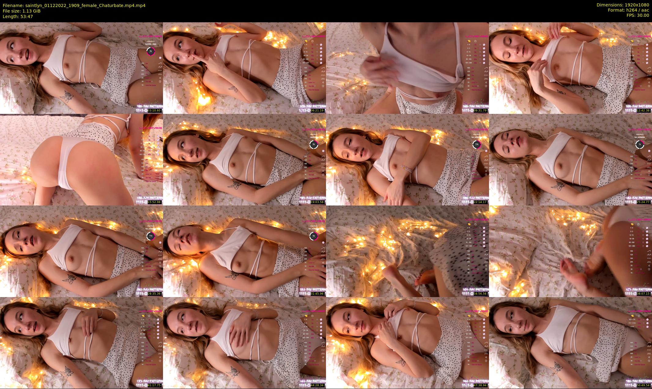 saintlyn — 54 minute Chaturbate female cam show recording, 1080p, Dec 1, 2022