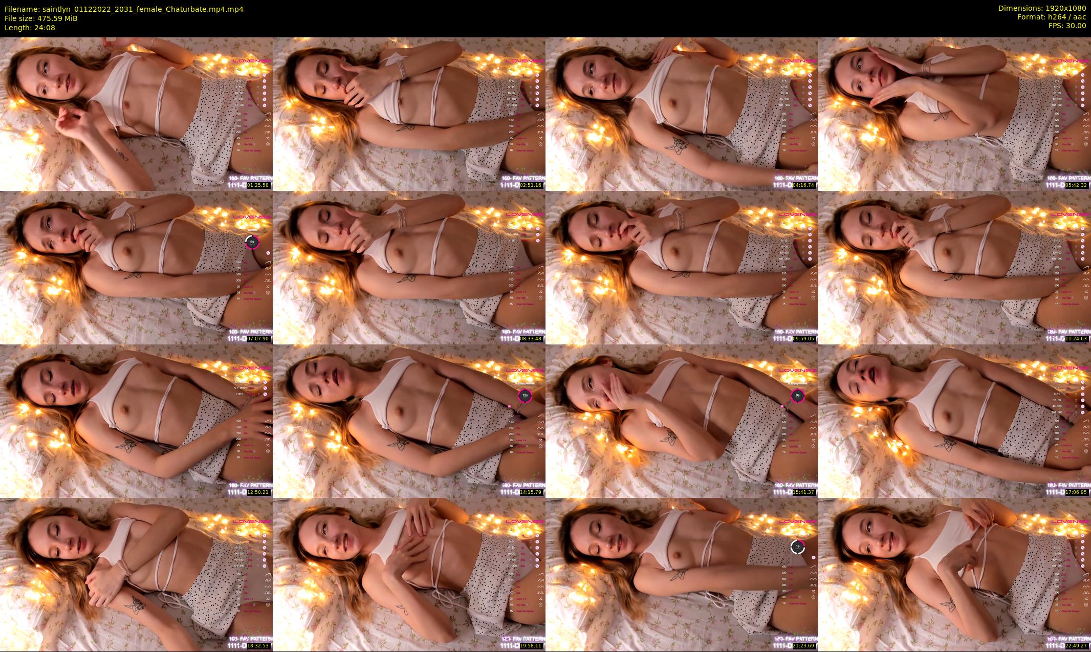 saintlyn — 25 minute Chaturbate female cam show recording, 1080p, Dec 1, 2022
