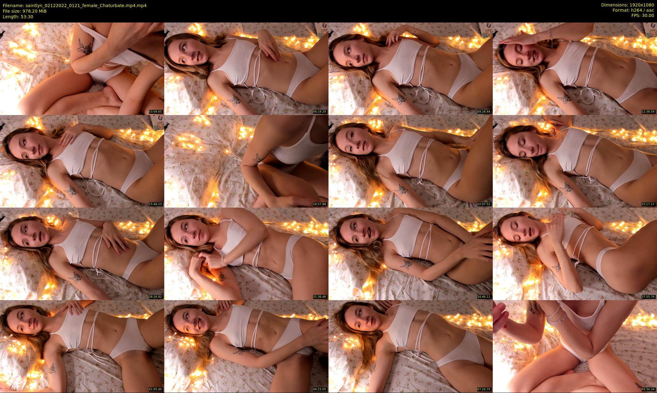 saintlyn — 54 minute Chaturbate female cam show recording, 1080p, Dec 2, 2022