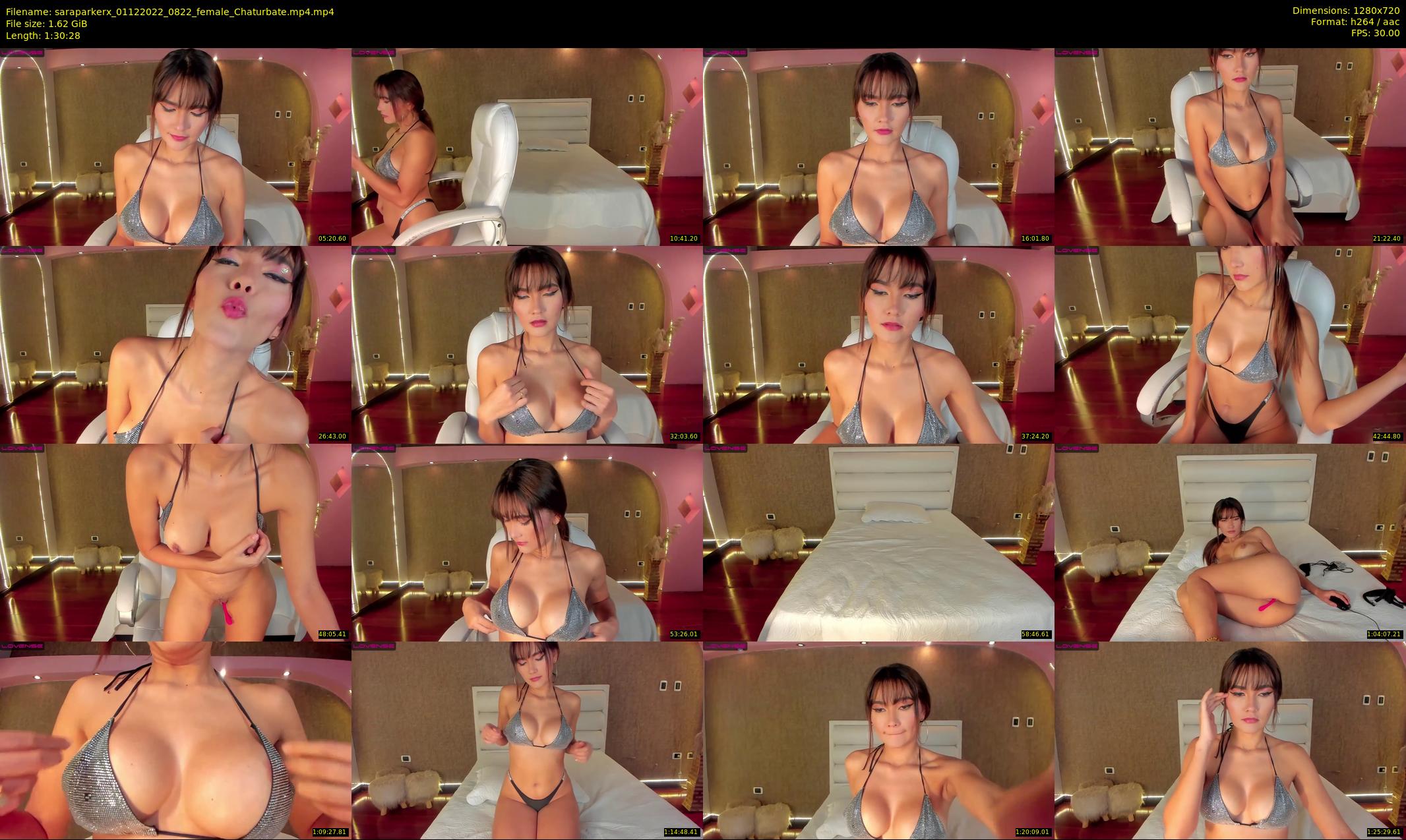 saraparkerx — 91 minute Chaturbate female cam show recording, 720p, Dec 1, 2022