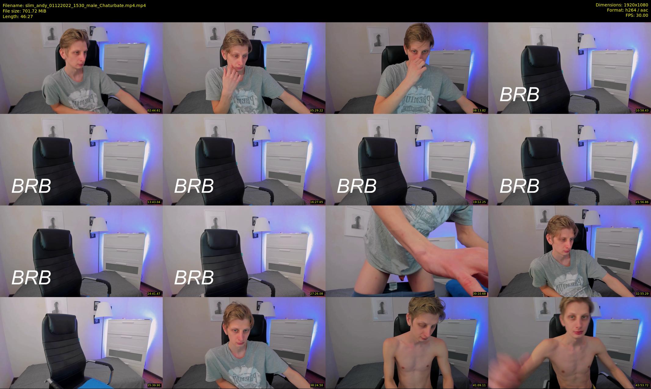 slim_andy — 47 minute Chaturbate male cam show recording, 1080p, Dec 1, 2022