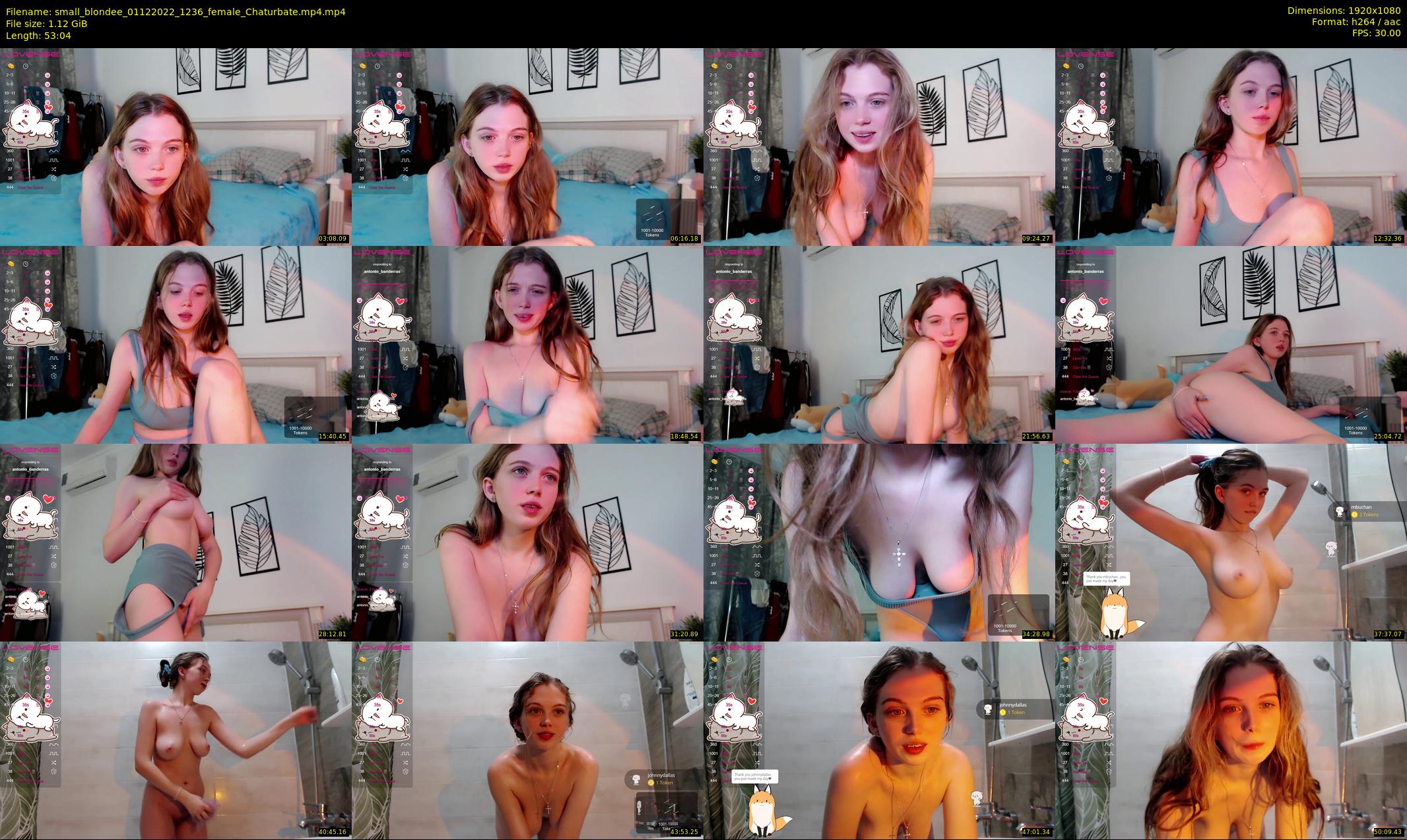 small_blondee — 54 minute Chaturbate female cam show recording, 1080p, Dec 1, 2022
