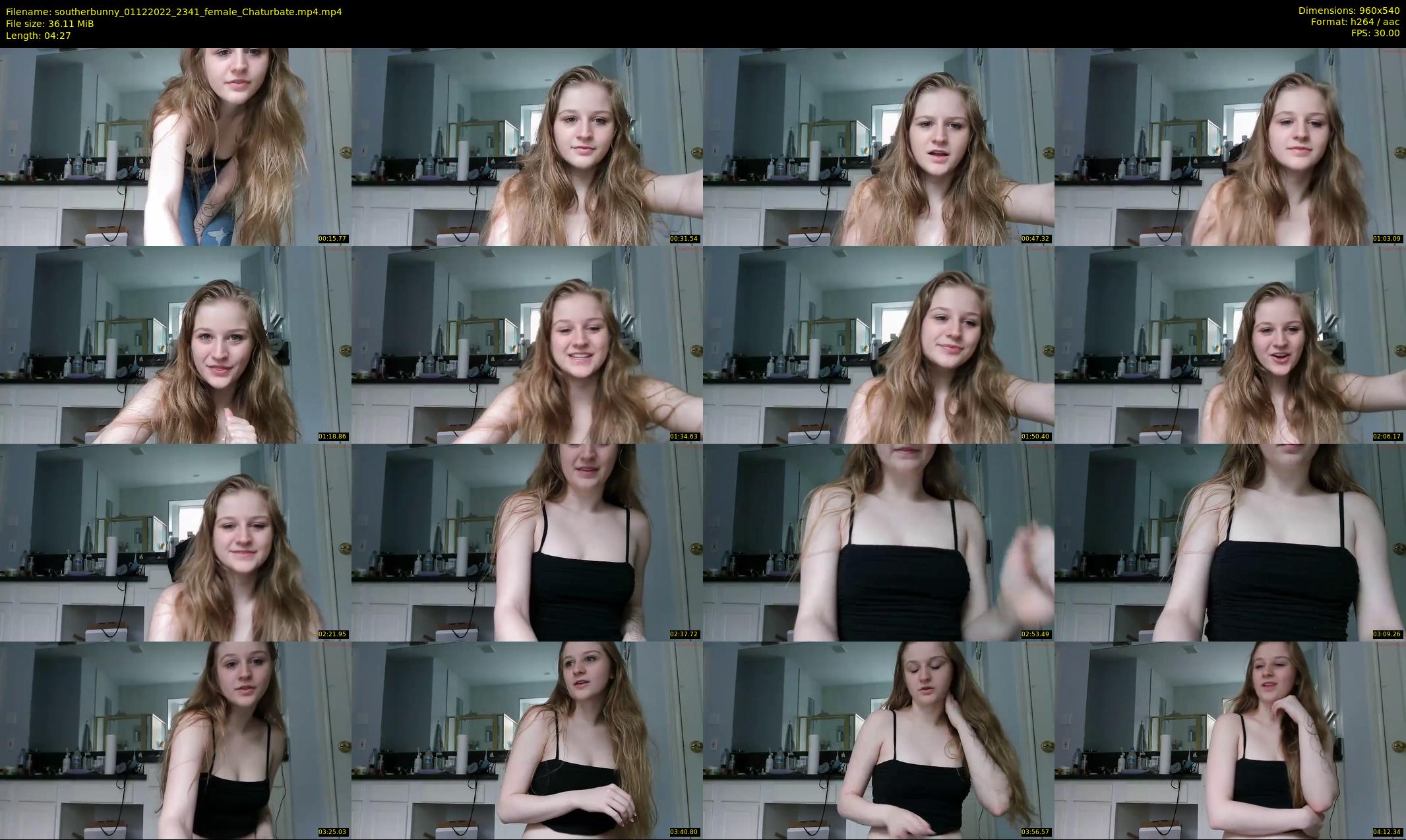 southerbunny — 5 minute Chaturbate female cam show recording, 480p, Dec 1, 2022