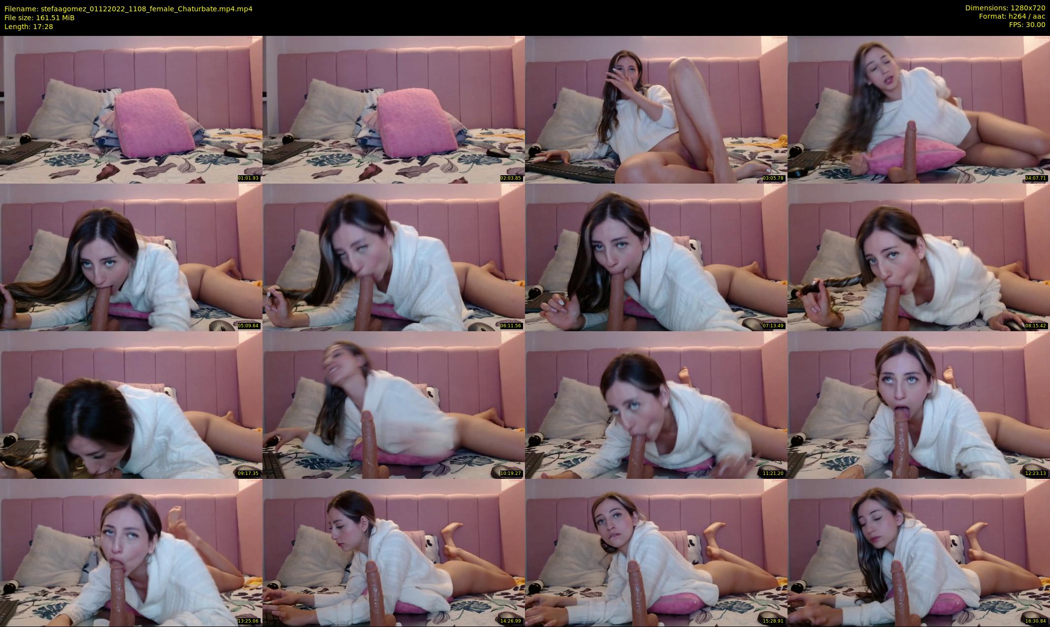 stefaagomez — 18 minute Chaturbate female cam show recording, 720p, Dec 1, 2022