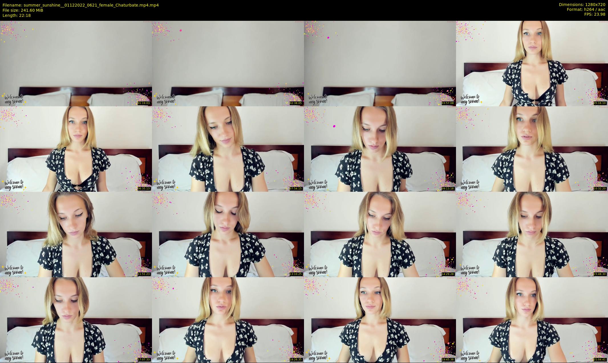 summer_sunshine_ — 23 minute Chaturbate female cam show recording, 720p, Dec 1, 2022