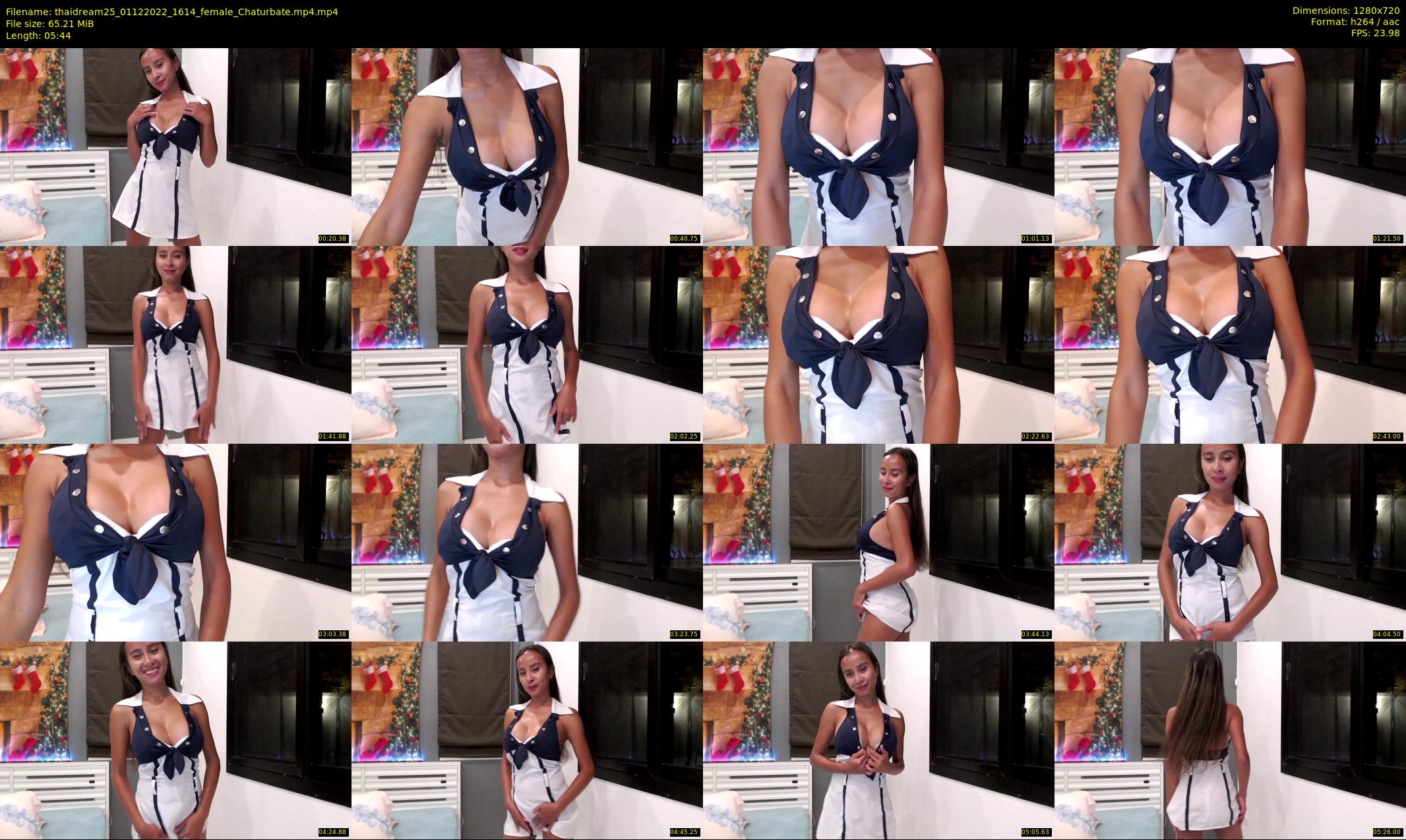 thaidream25 — 6 minute Chaturbate female cam show recording, 720p, Dec 1, 2022