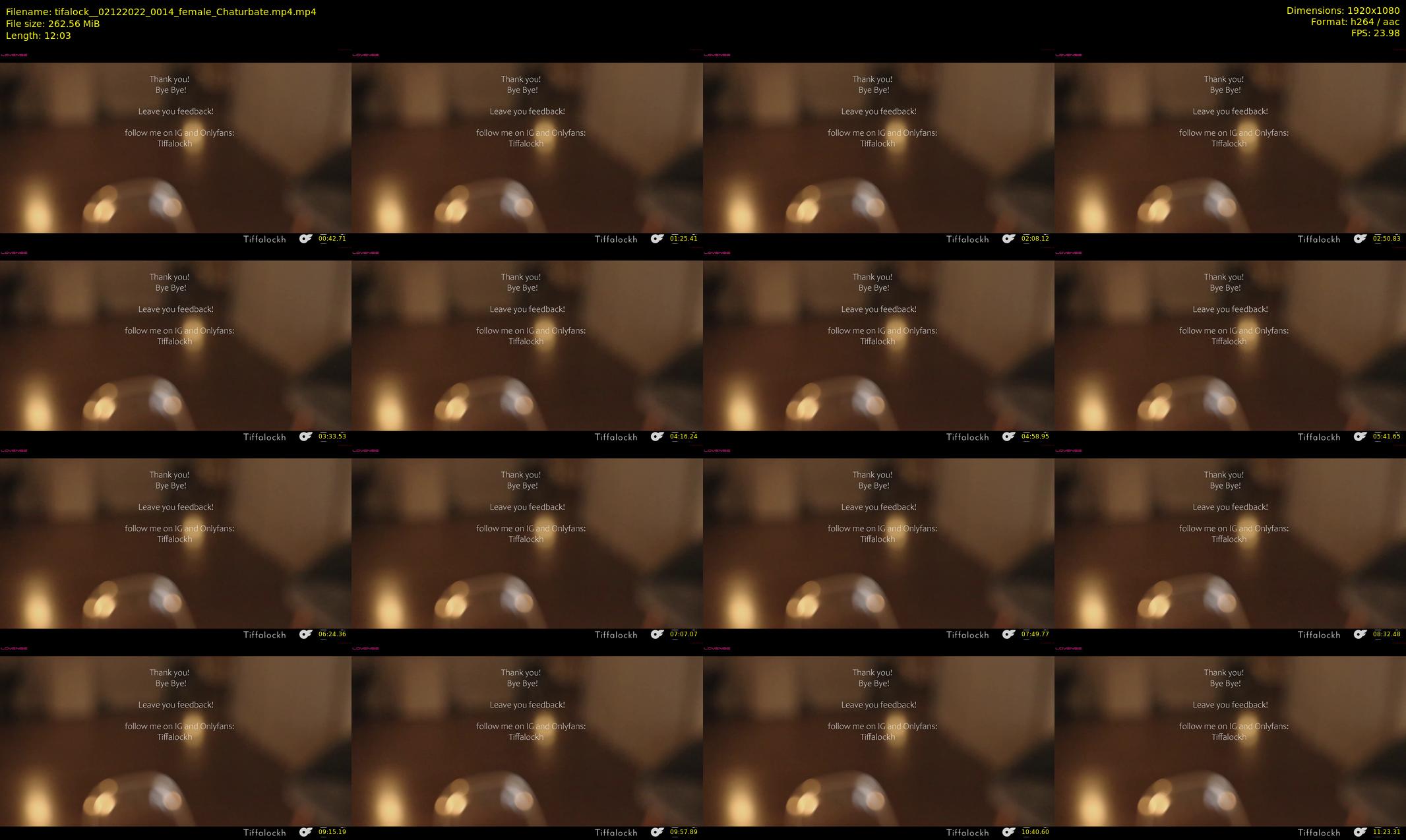tifalock_ — 13 minute Chaturbate female cam show recording, 1080p, Dec 2, 2022
