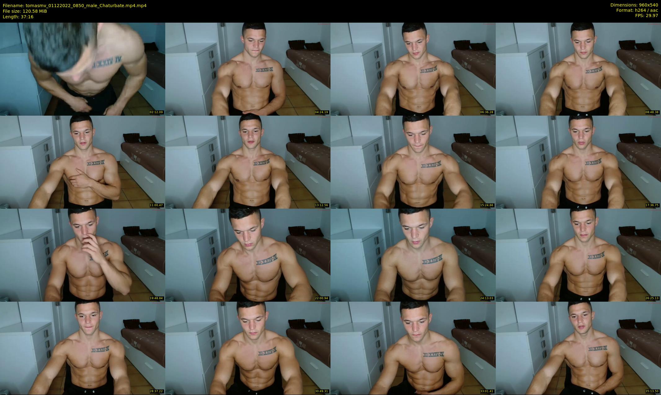 tomasmv — 38 minute Chaturbate male cam show recording, 480p, Dec 1, 2022