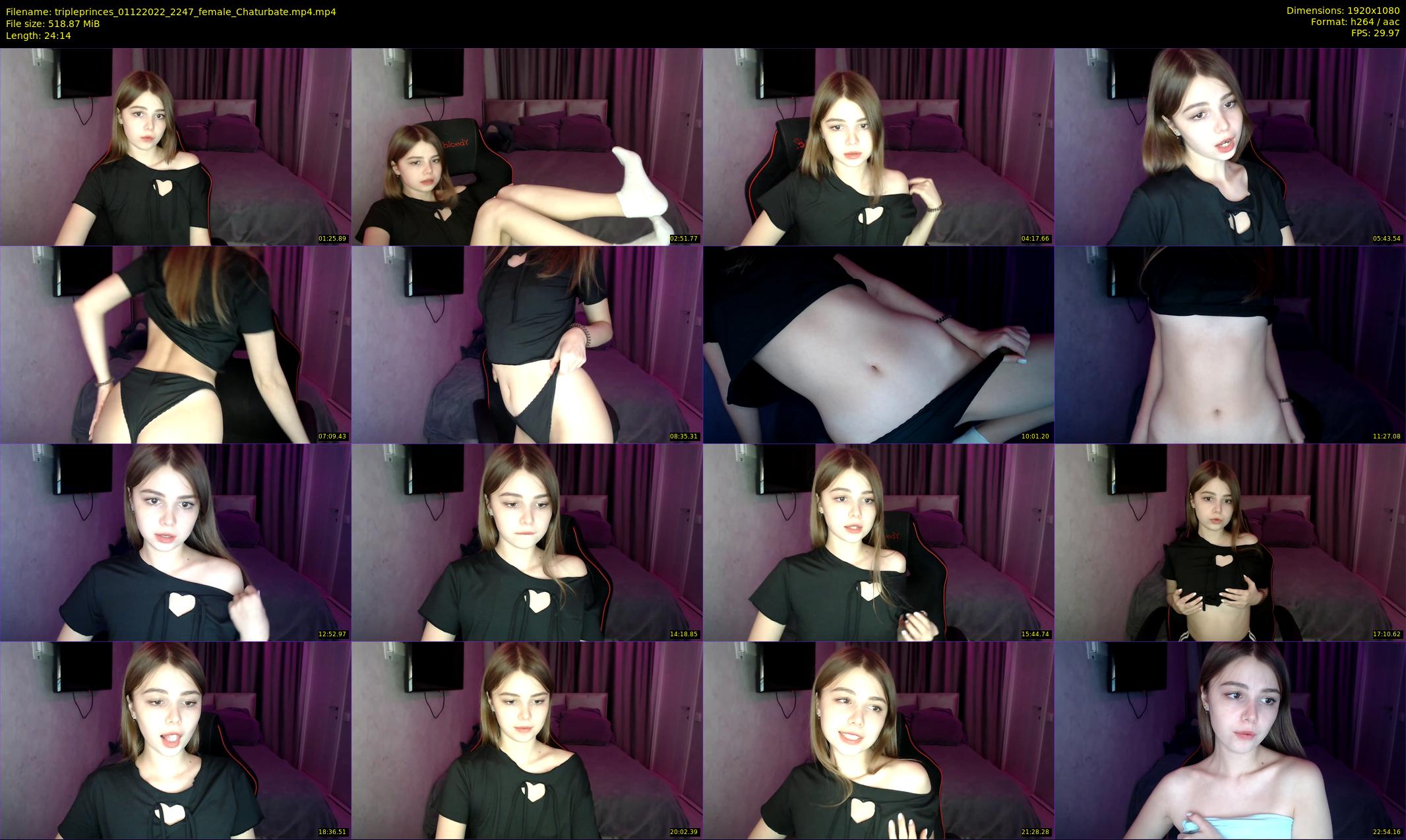 tripleprinces — 25 minute Chaturbate female cam show recording, 1080p, Dec 1, 2022