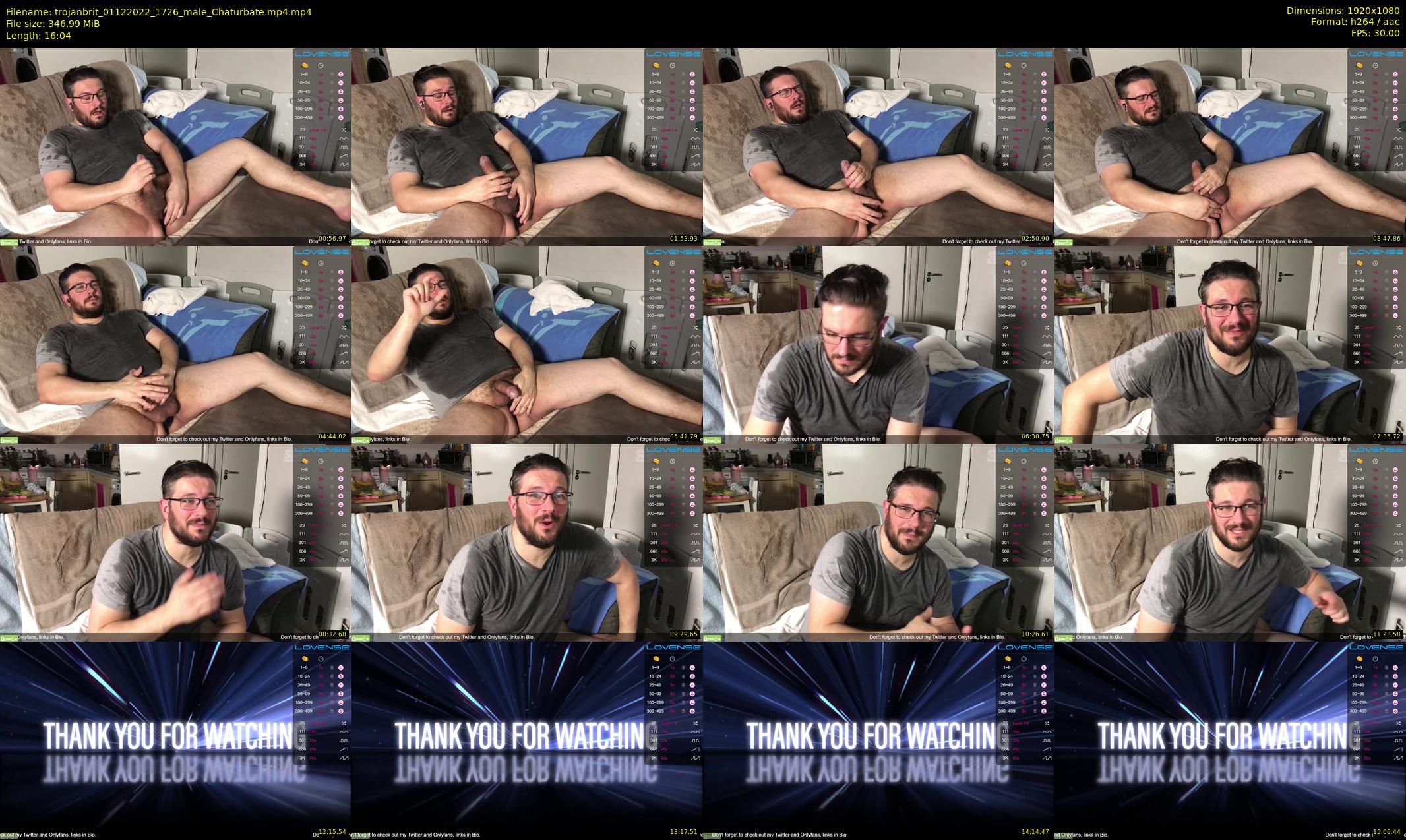 trojanbrit — 17 minute Chaturbate male cam show recording, 1080p, Dec 1, 2022