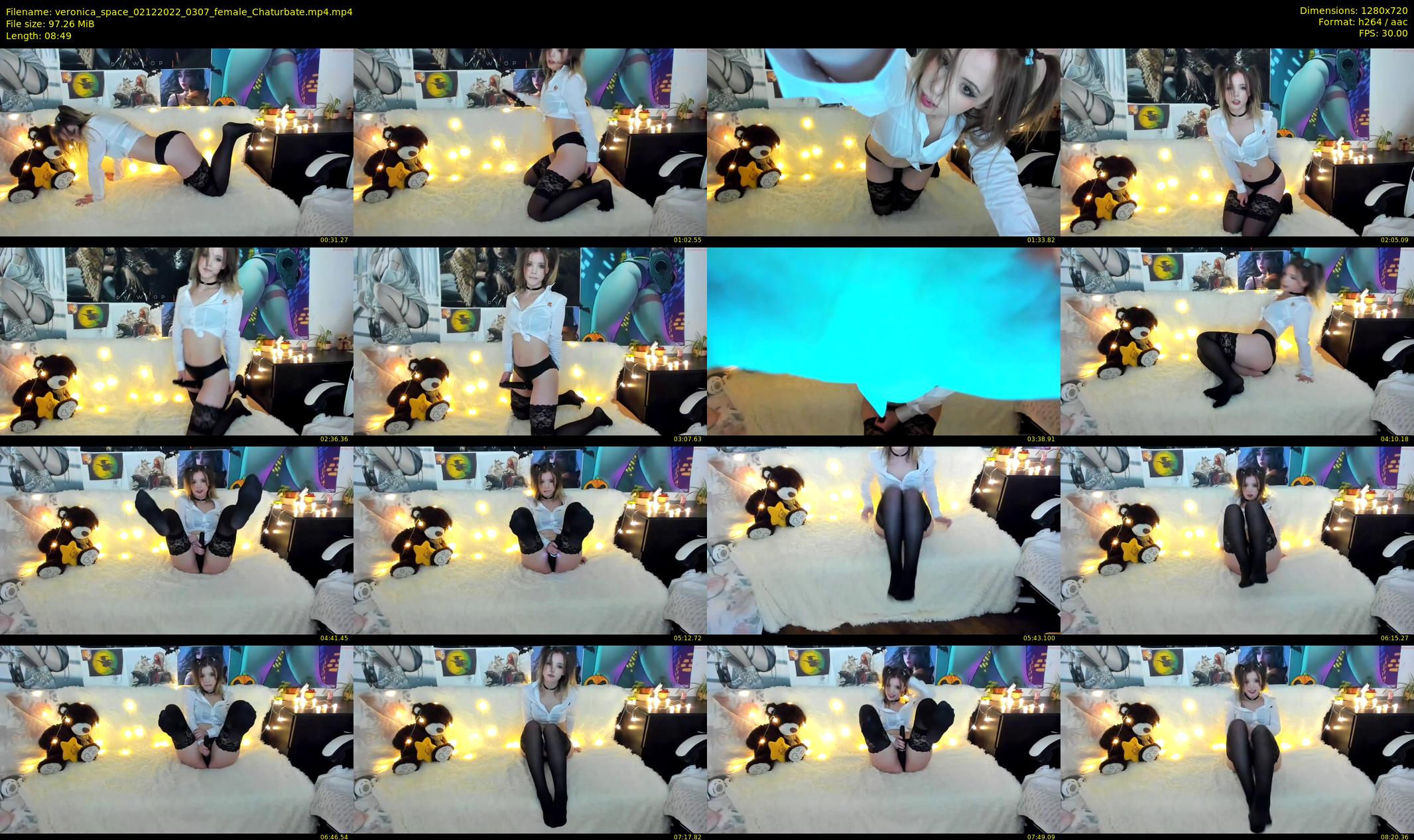 veronica_space — 9 minute Chaturbate female cam show recording, 720p, Dec 2, 2022