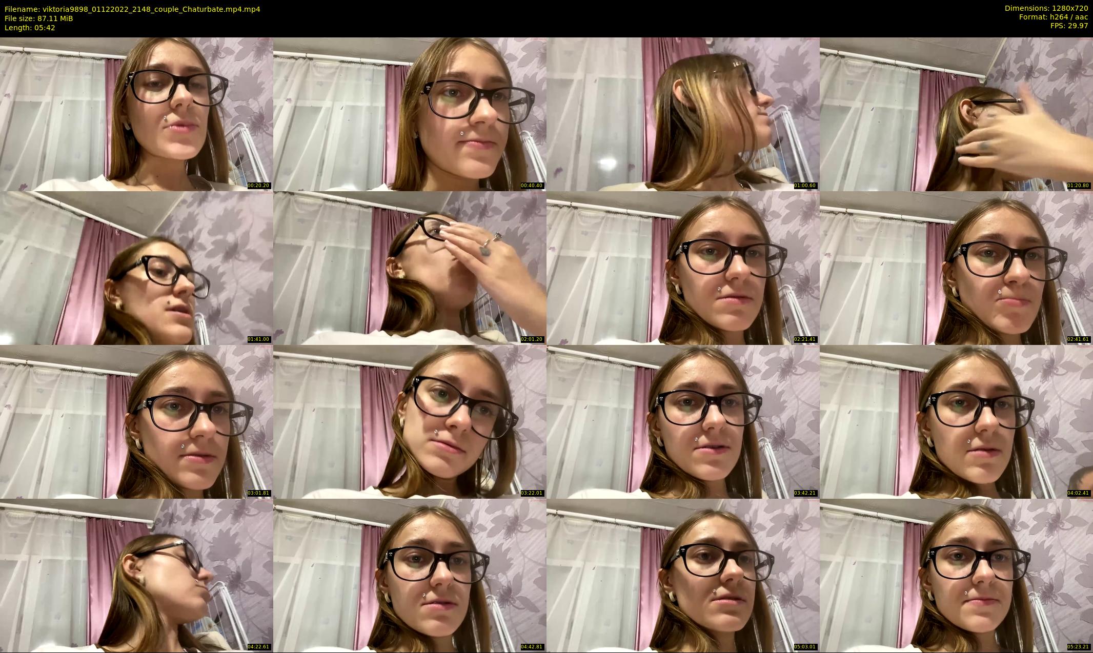 viktoria9898 — 6 minute Chaturbate couple cam show recording, 720p, Dec 1, 2022