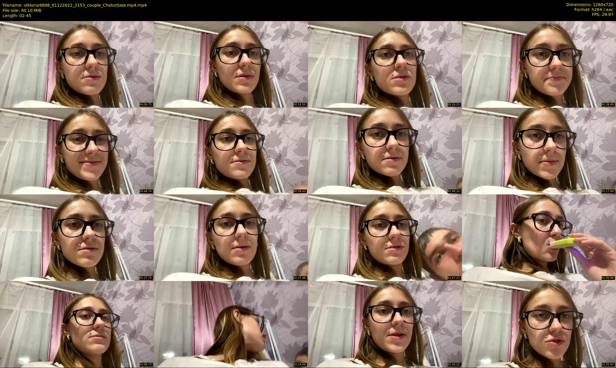 viktoria9898 — 3 minute Chaturbate couple cam show recording, 720p, Dec 1, 2022