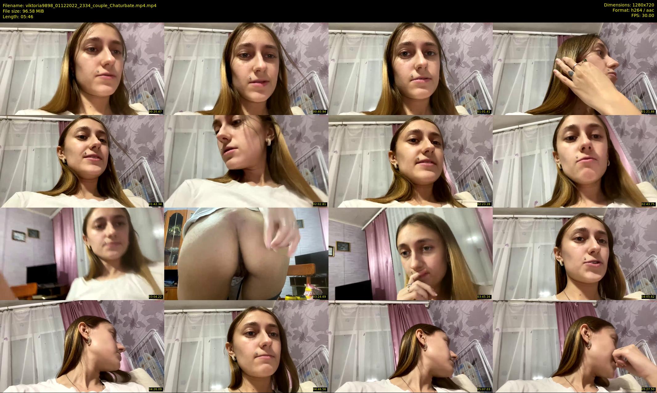 viktoria9898 — 6 minute Chaturbate couple cam show recording, 720p, Dec 1, 2022