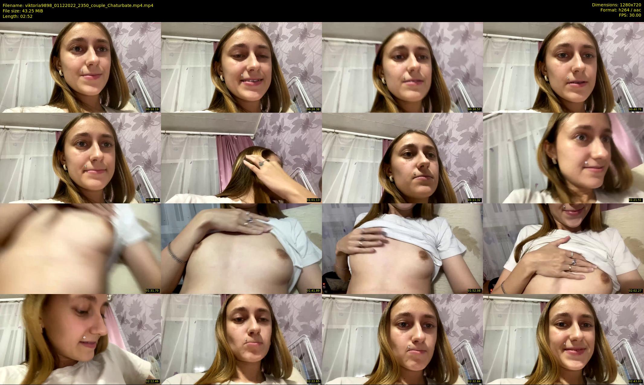 viktoria9898 — 3 minute Chaturbate couple cam show recording, 720p, Dec 1, 2022