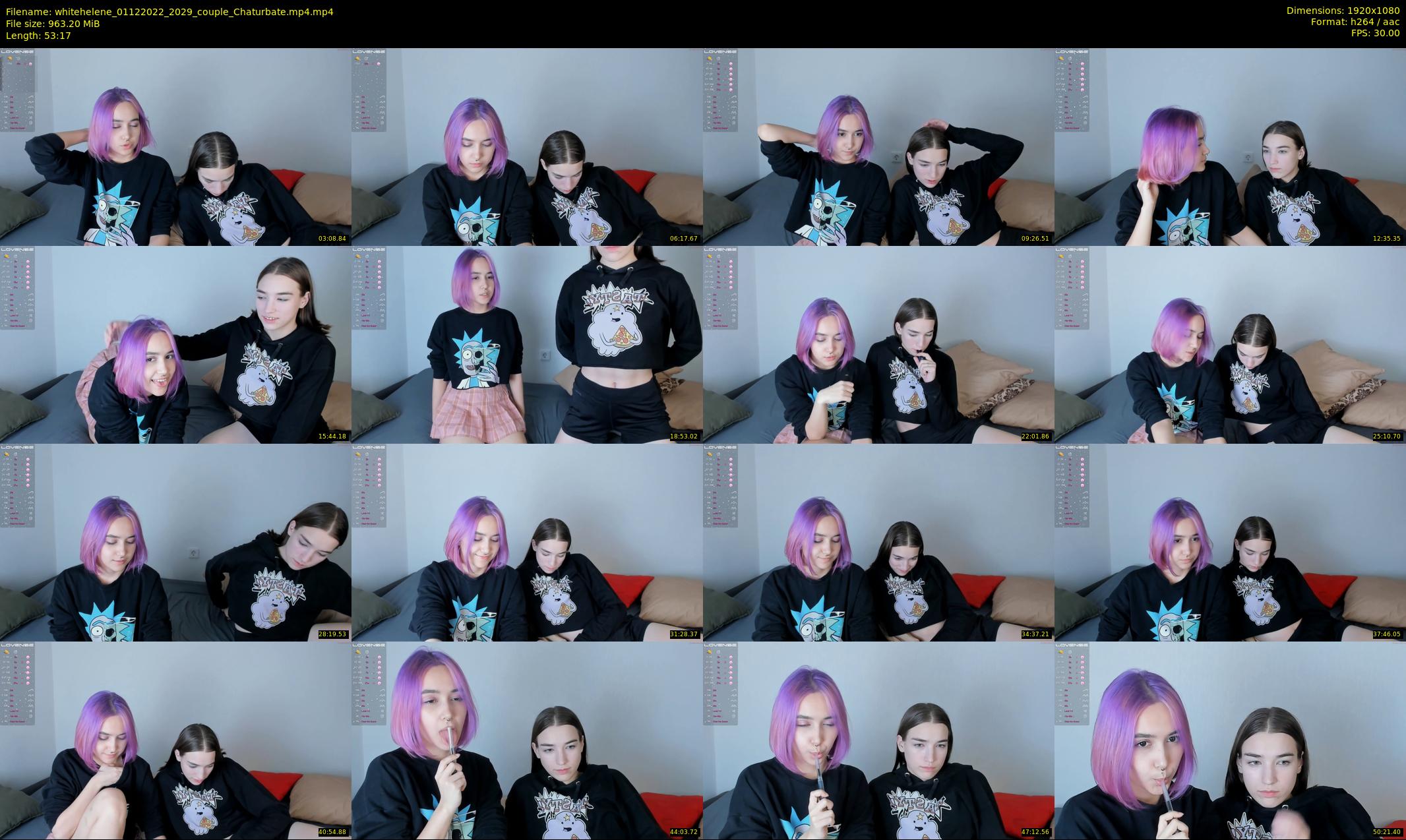 whitehelene — 54 minute Chaturbate female cam show recording, 1080p, Dec 1, 2022
