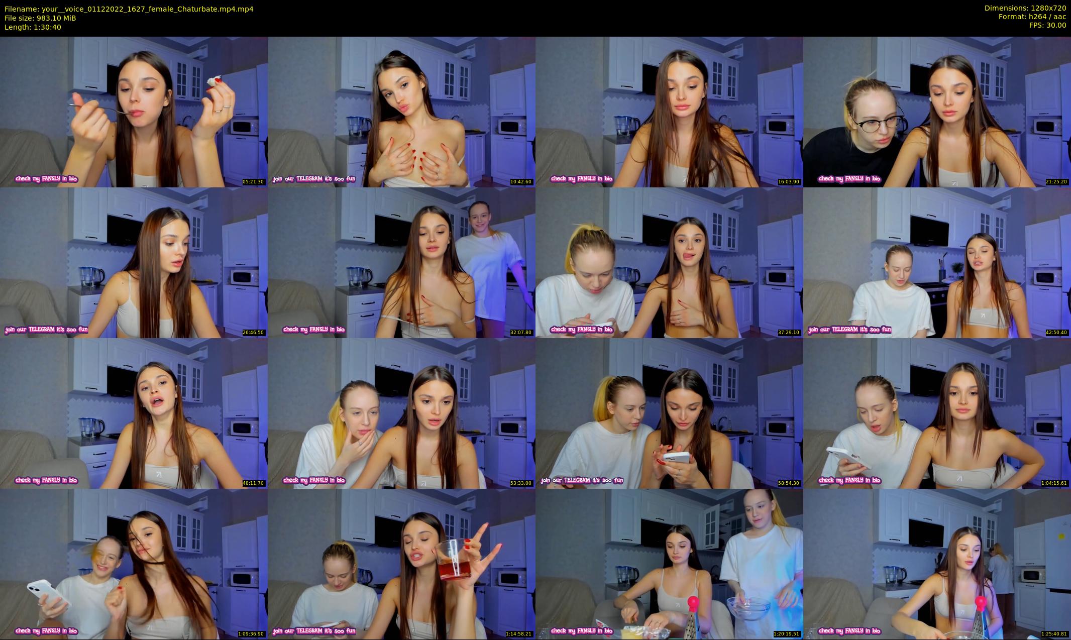your__voice — 91 minute Chaturbate female cam show recording, 720p, Dec 1, 2022