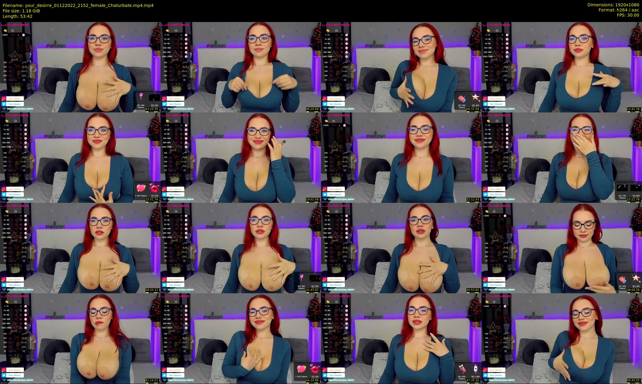 your_desirre — 54 minute Chaturbate female cam show recording, 1080p, Dec 1, 2022
