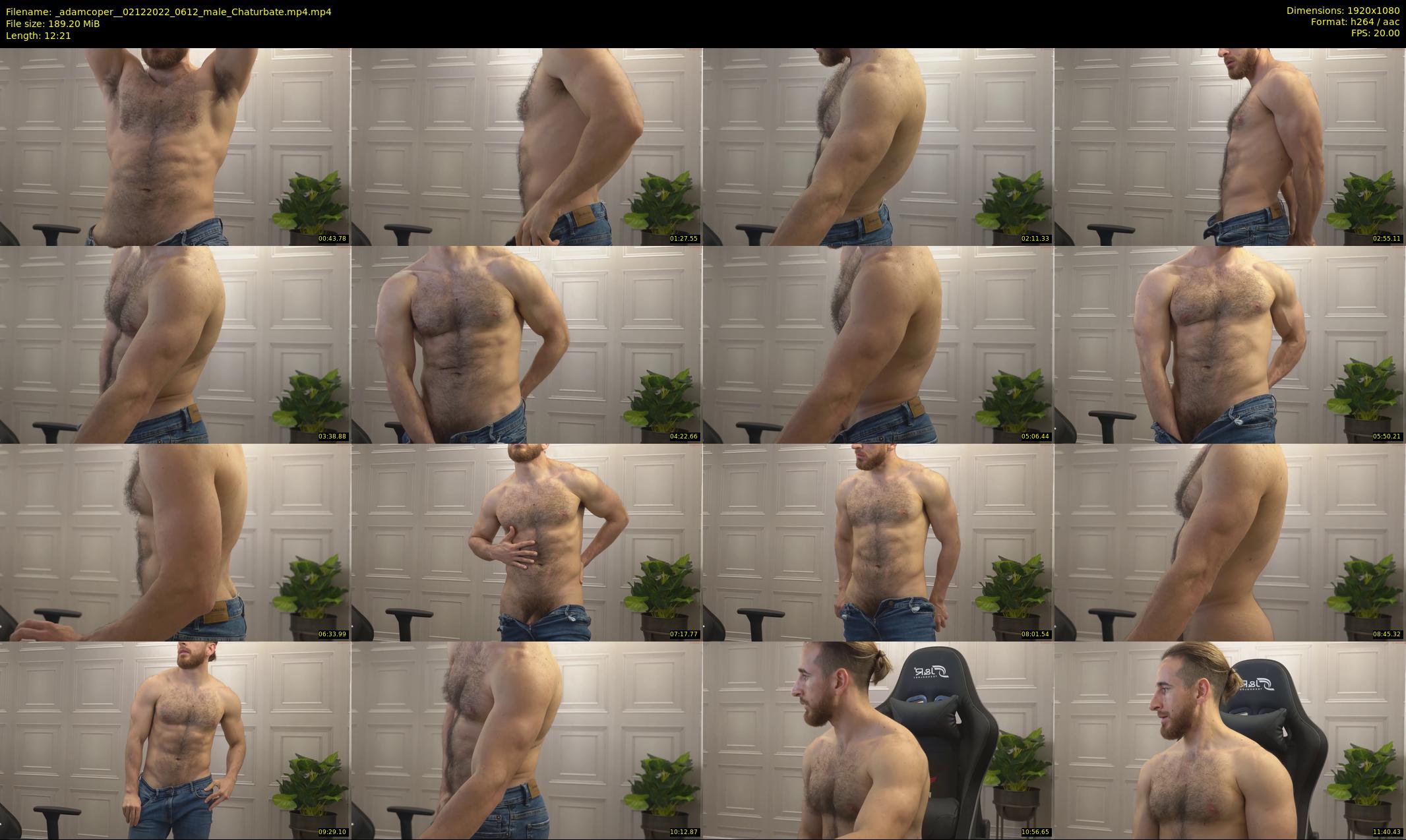 _adamcoper_ — 13 minute Chaturbate male cam show recording, 1080p, Dec 2, 2022