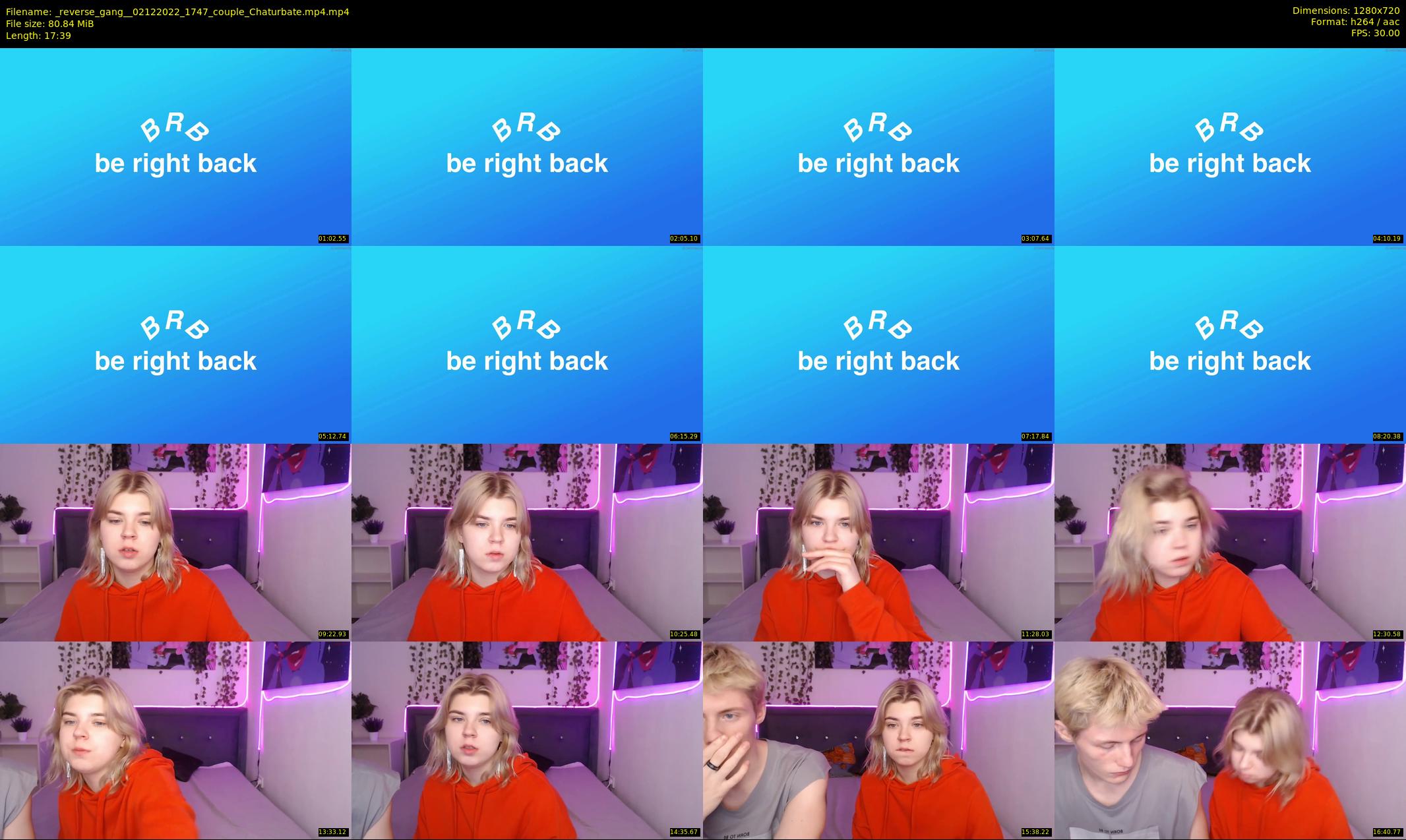 _reverse_gang_ — 18 minute Chaturbate couple cam show recording, 720p, Dec 2, 2022