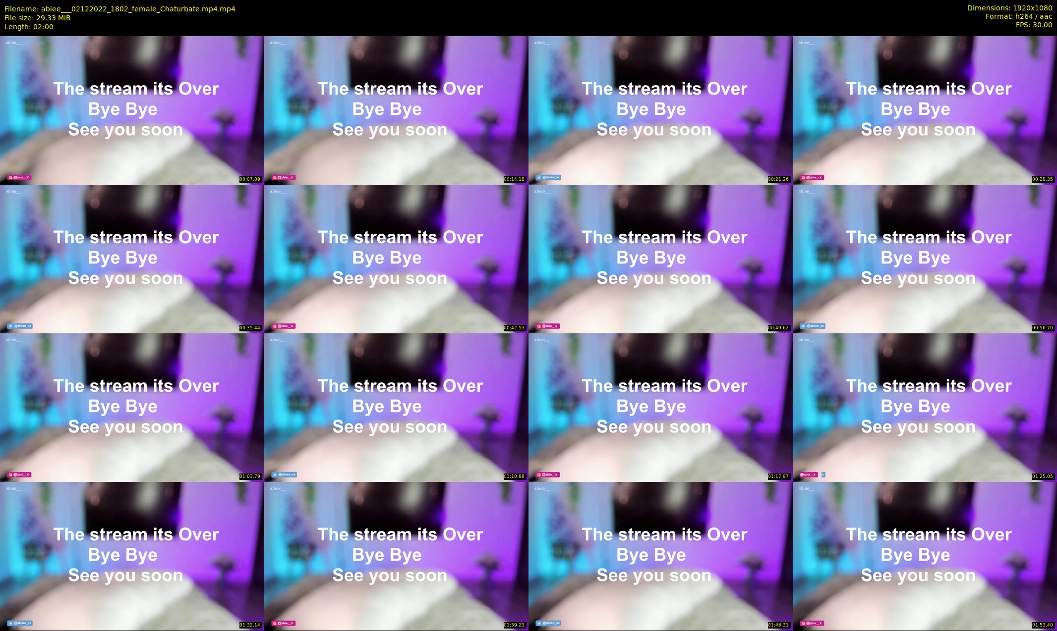 abiee__ — 2 minute Chaturbate female cam show recording, 1080p, Dec 2, 2022