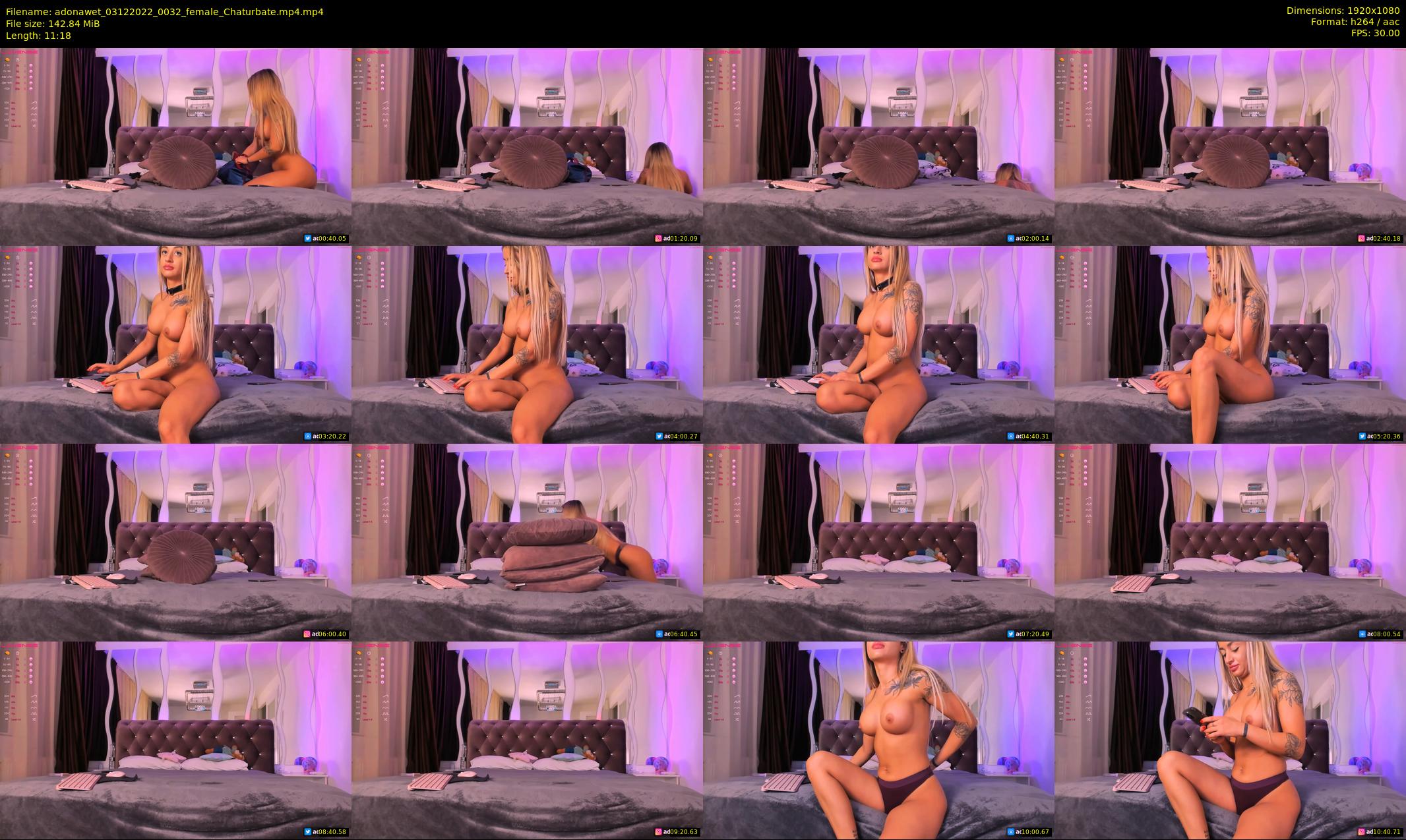 adonawet — 12 minute Chaturbate couple cam show recording, 1080p, Dec 3, 2022