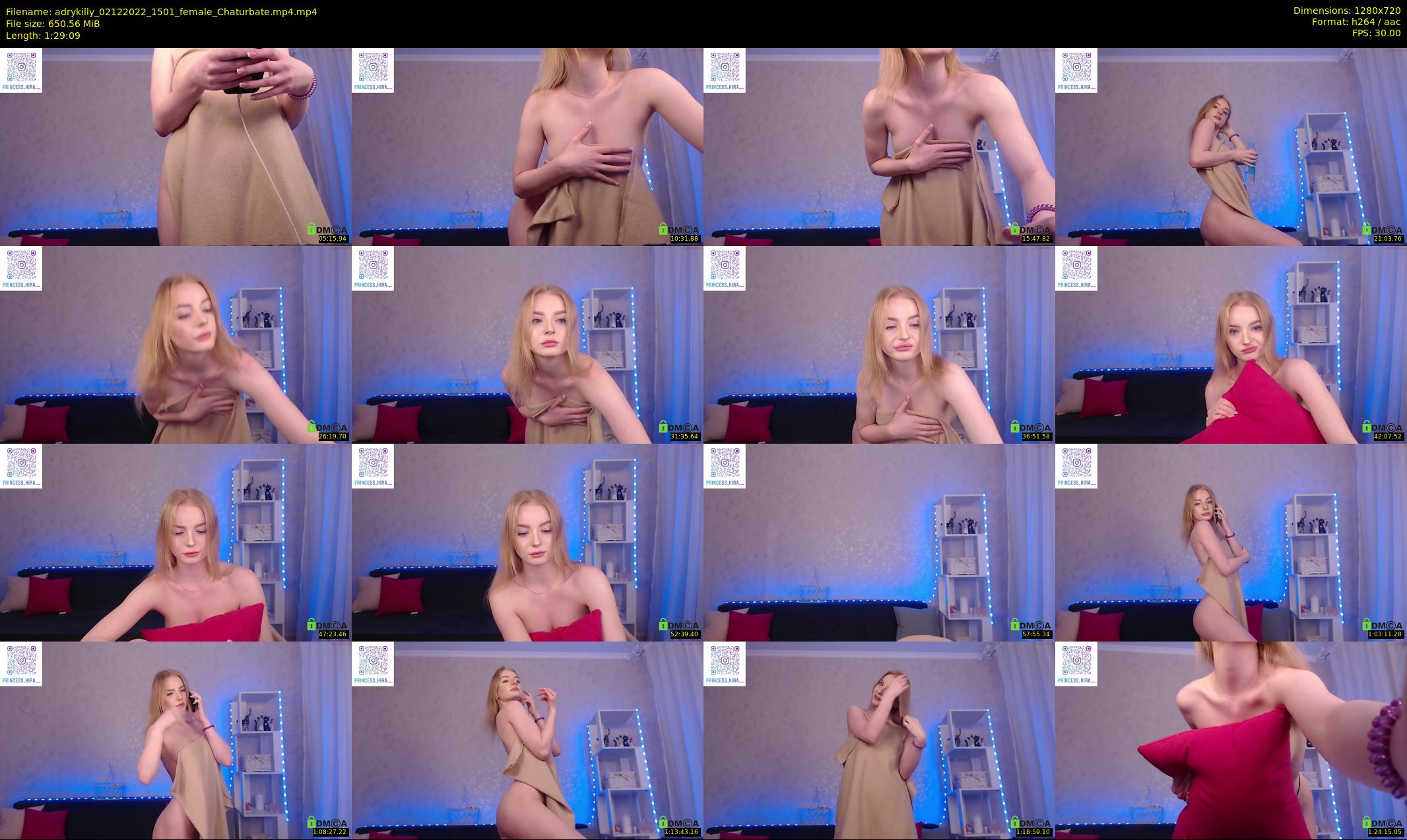 adrykilly — 90 minute Chaturbate female cam show recording, 720p, Dec 2, 2022