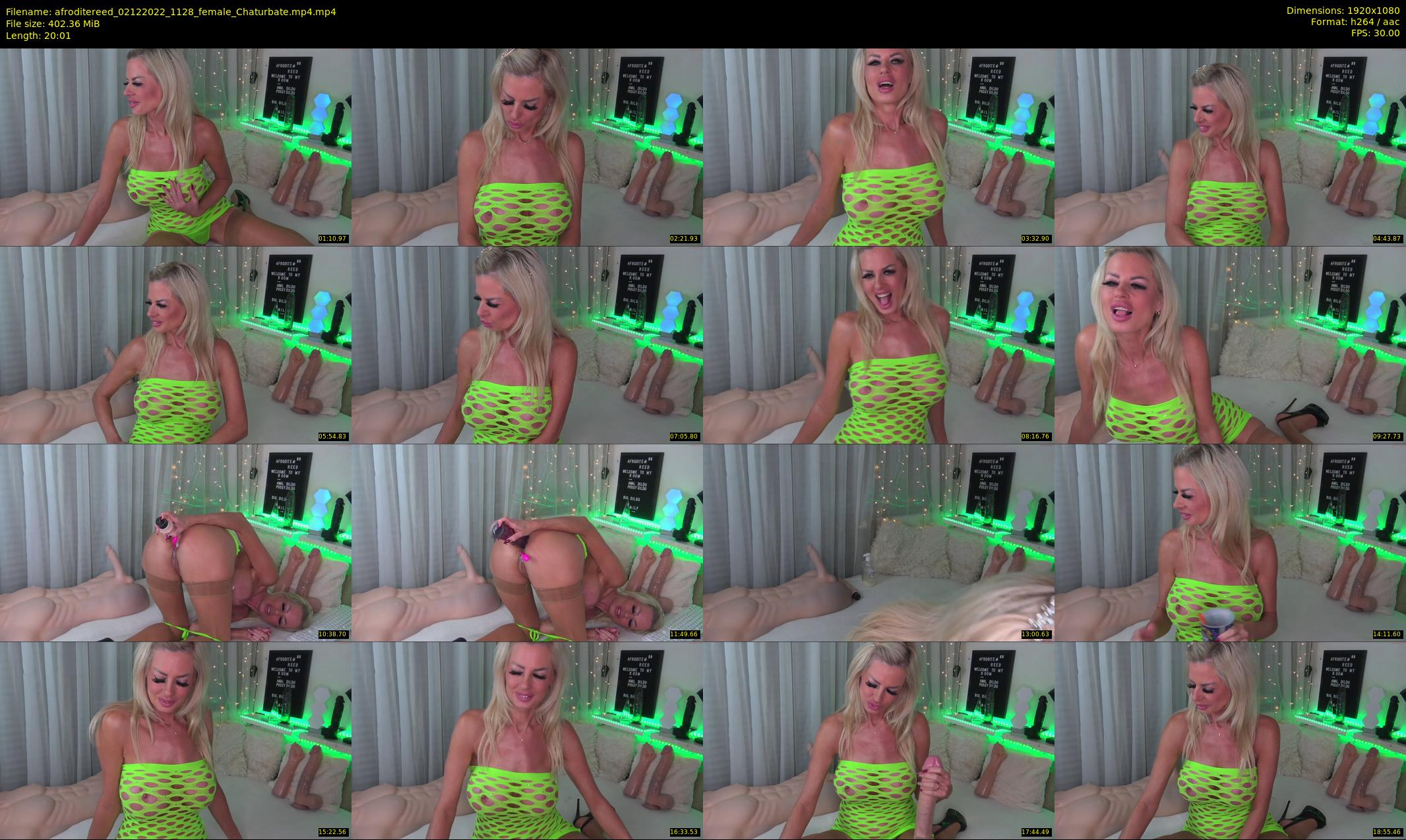 afroditereed — 21 minute Chaturbate female cam show recording, 1080p, Dec 2, 2022