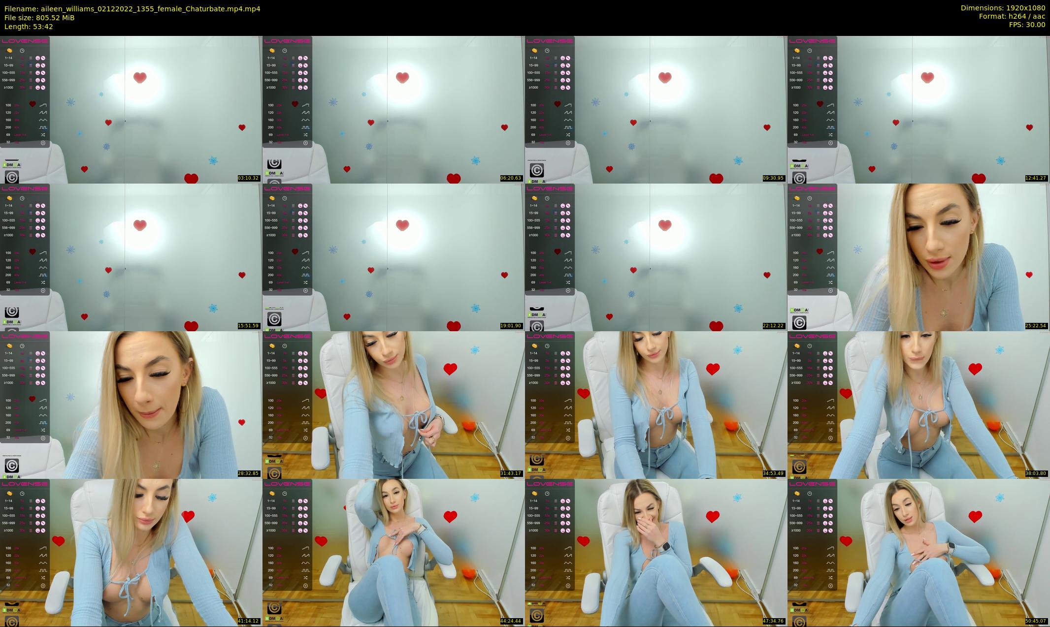 aileen_williams — 54 minute Chaturbate female cam show recording, 1080p, Dec 2, 2022