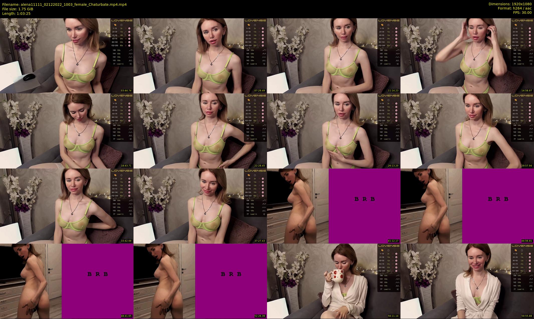 alena11111 — 64 minute Chaturbate female cam show recording, 1080p, Dec 2, 2022