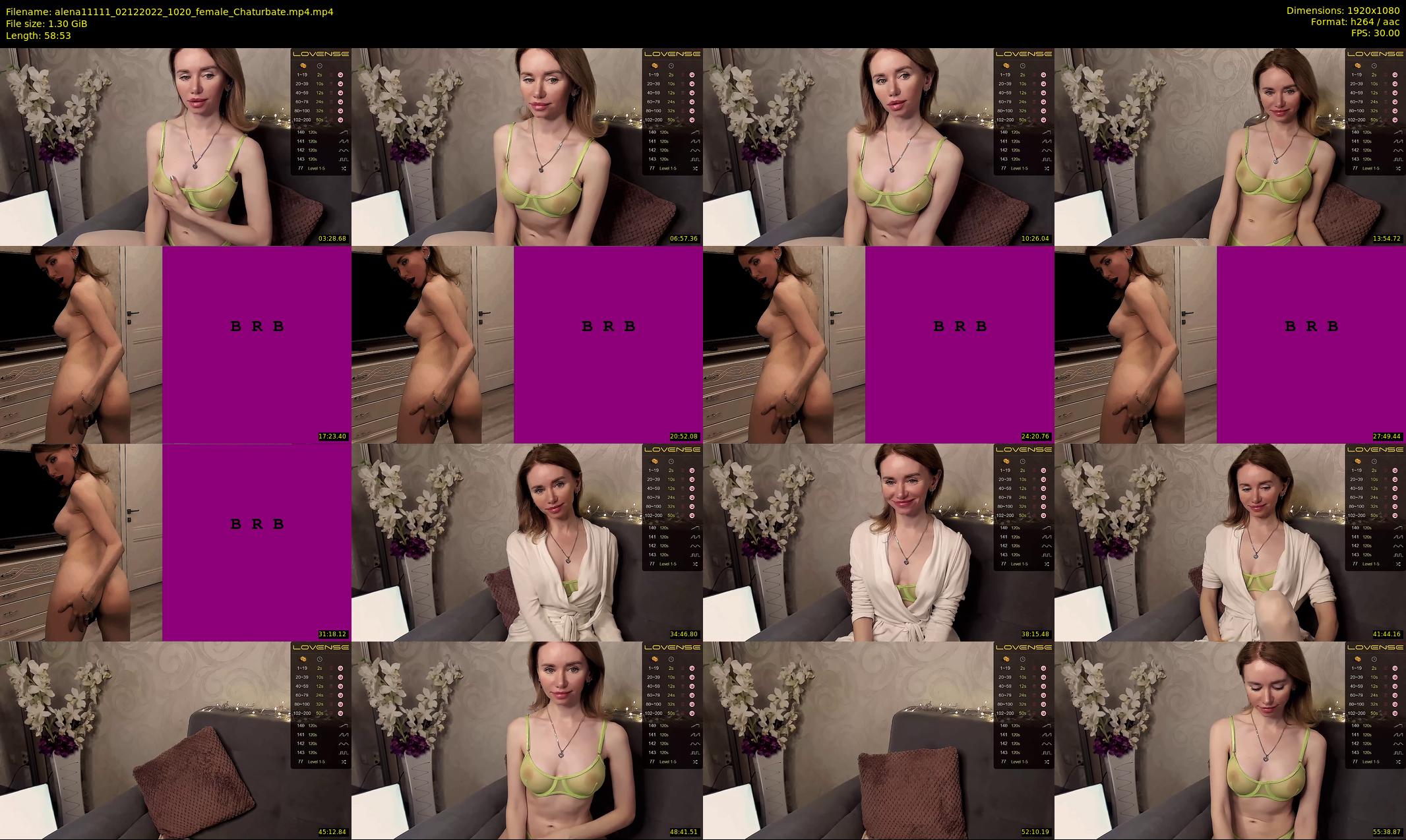 alena11111 — 59 minute Chaturbate female cam show recording, 1080p, Dec 2, 2022