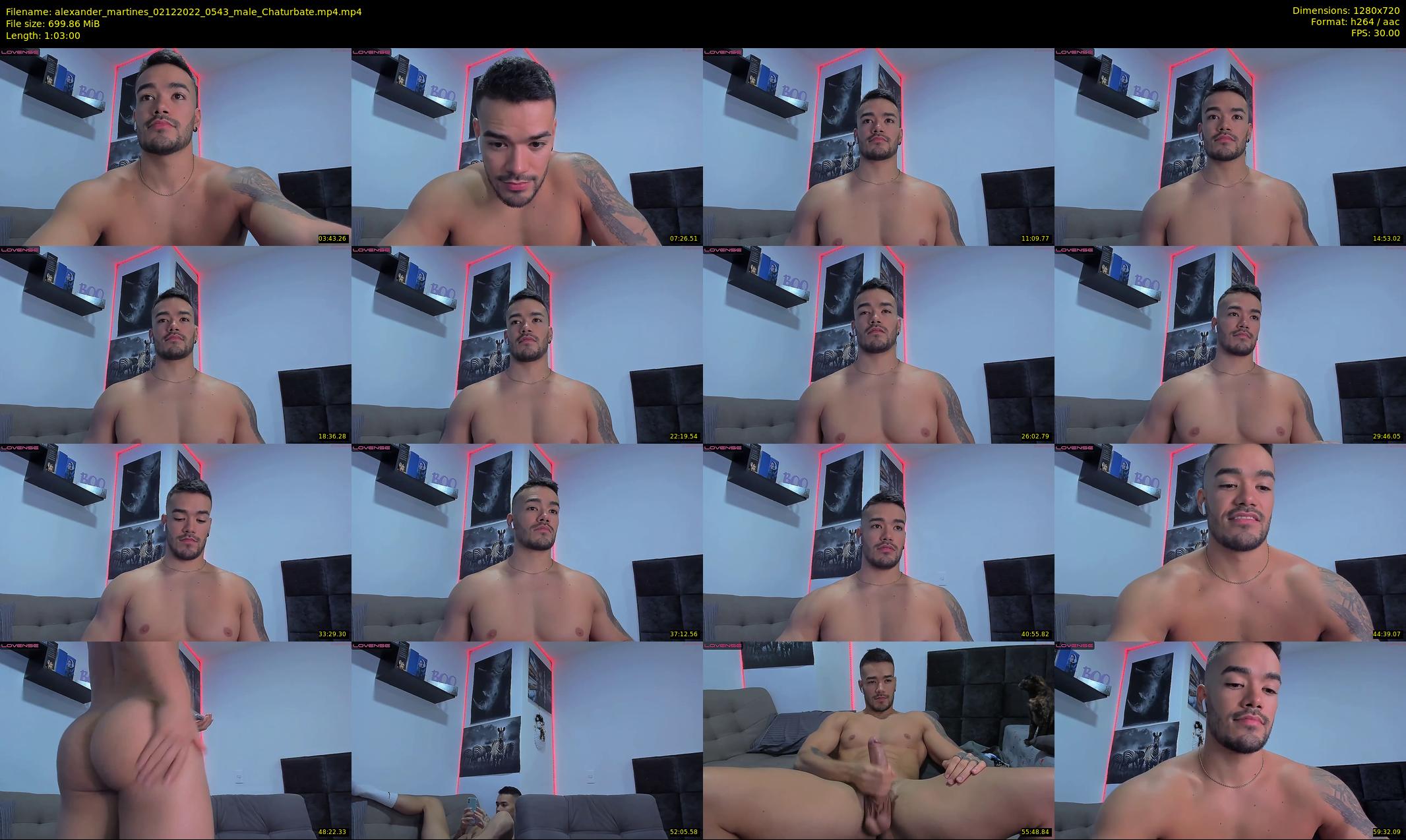 alexander_martines — 63 minute Chaturbate male cam show recording, 720p, Dec 2, 2022