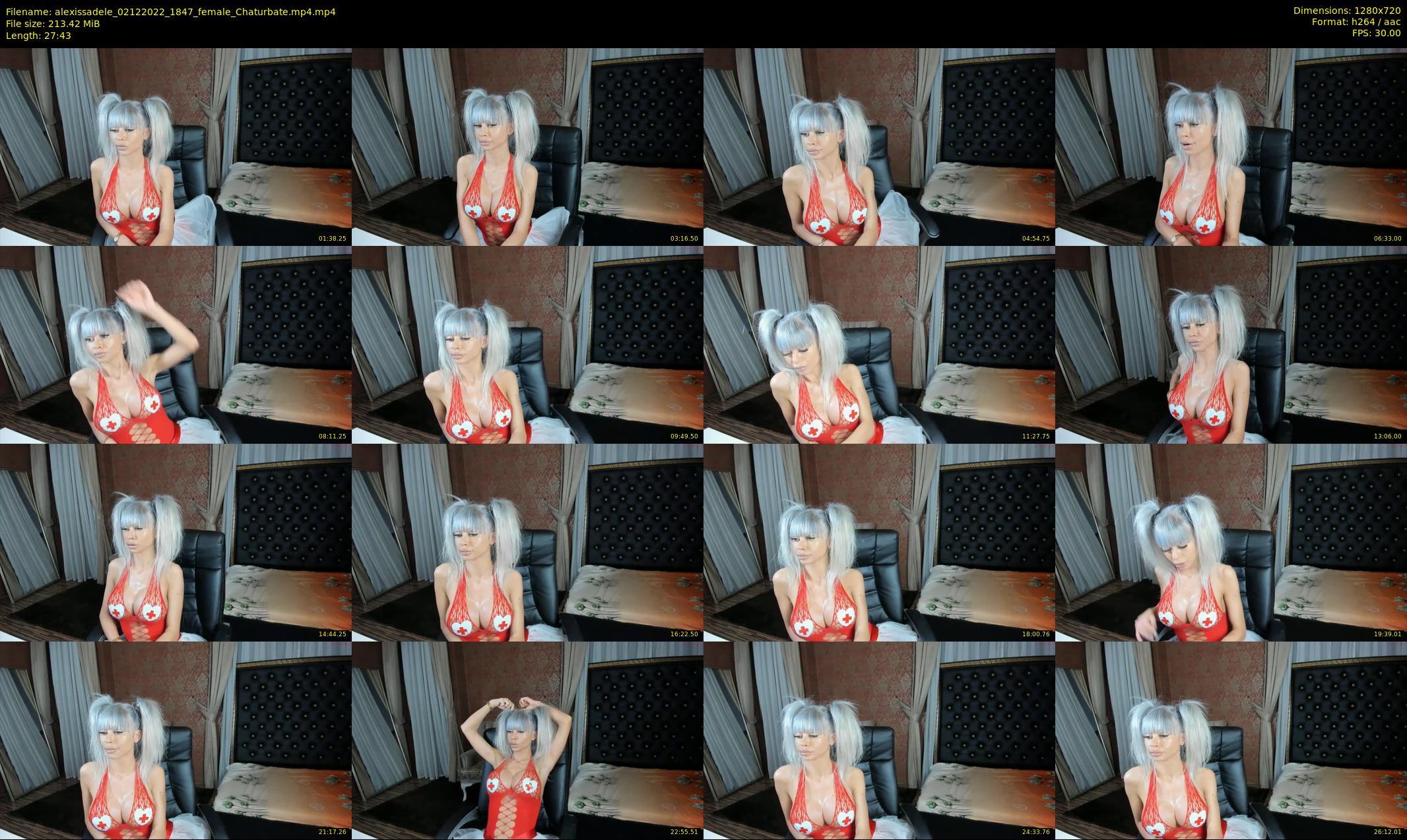 alexissadele — 28 minute Chaturbate female cam show recording, 720p, Dec 2, 2022