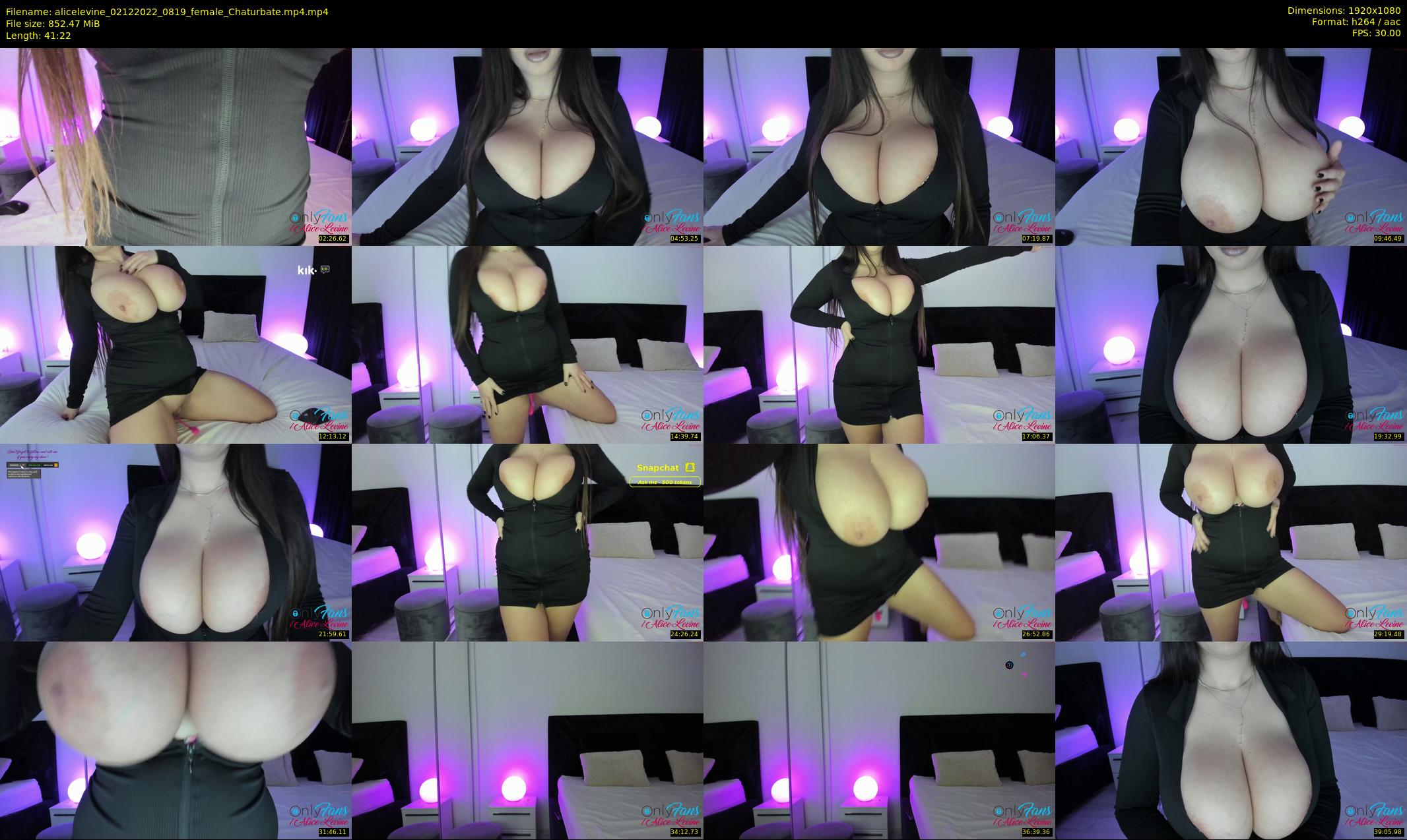 alicelevine — 42 minute Chaturbate female cam show recording, 1080p, Dec 2, 2022