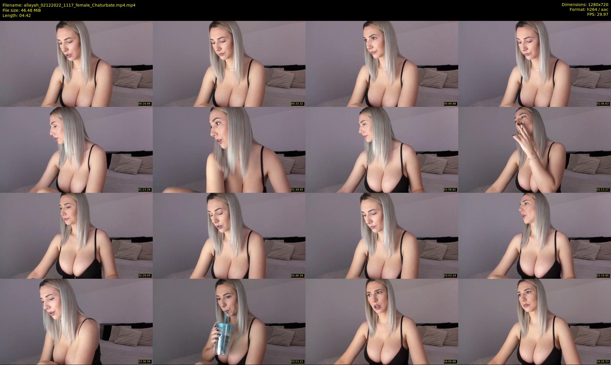 allayah — 5 minute Chaturbate female cam show recording, 720p, Dec 2, 2022