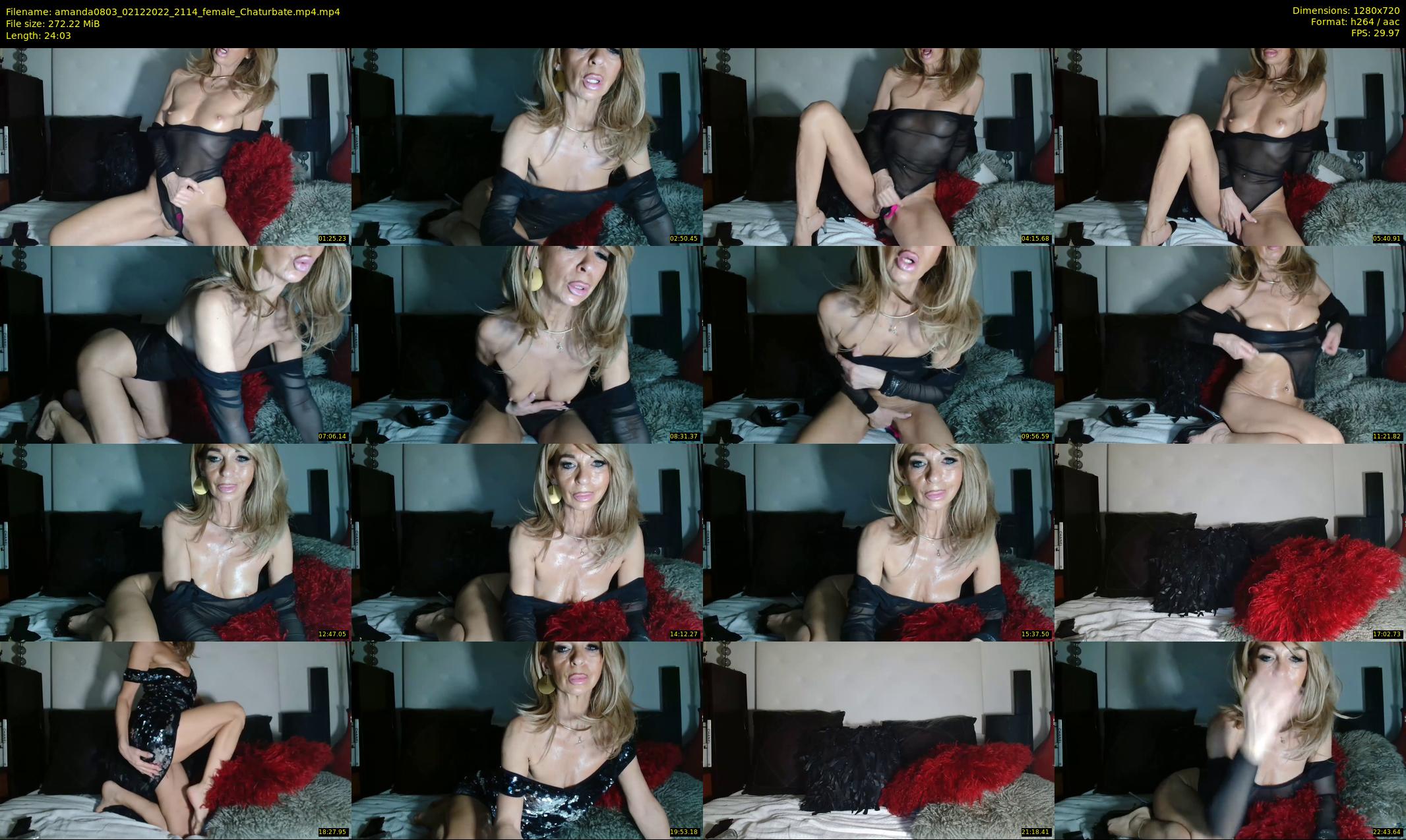 amanda0803 — 25 minute Chaturbate female cam show recording, 720p, Dec 2, 2022