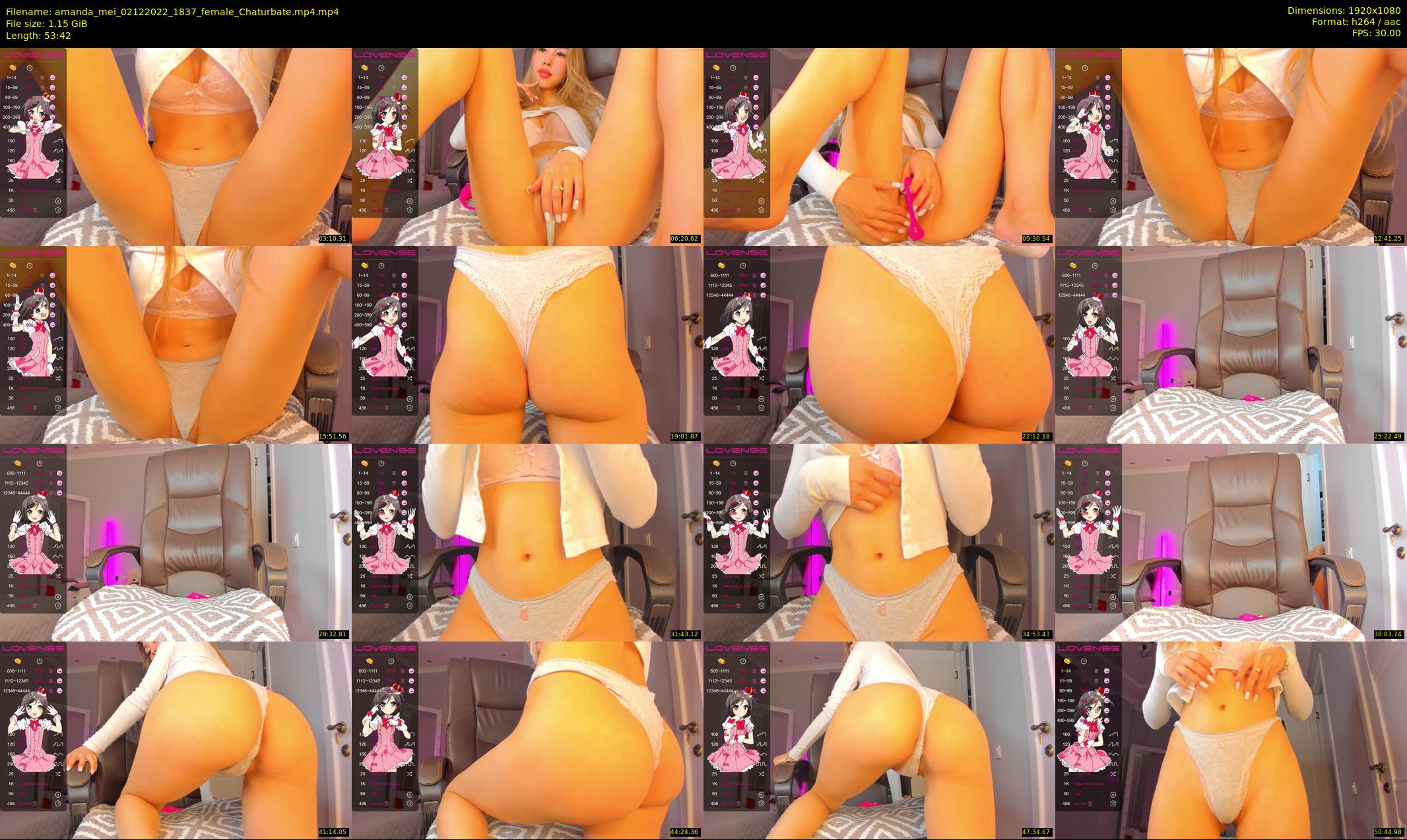 amanda_mei — 54 minute Chaturbate female cam show recording, 1080p, Dec 2, 2022