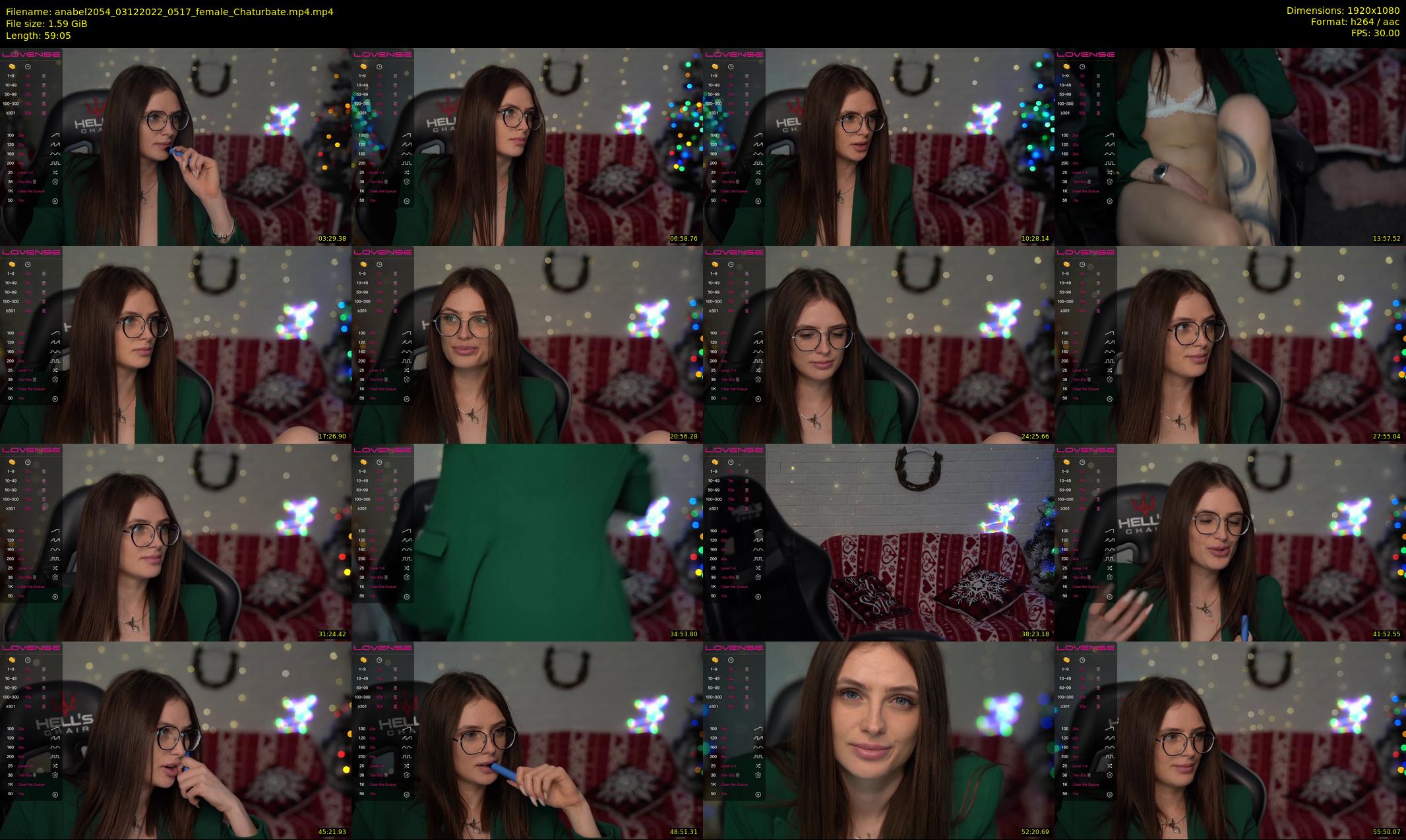 anabel2054 — 60 minute Chaturbate female cam show recording, 1080p, Dec 3, 2022