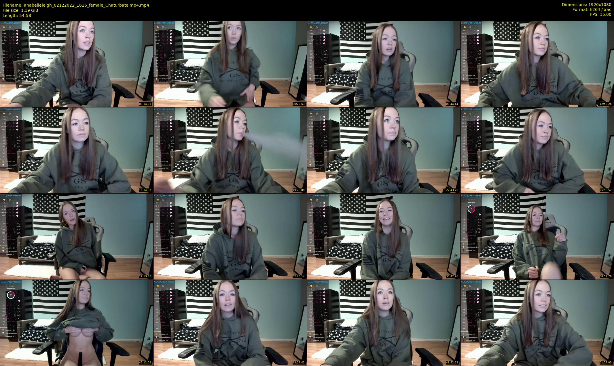 anabelleleigh — 55 minute Chaturbate female cam show recording, 1080p, Dec 2, 2022