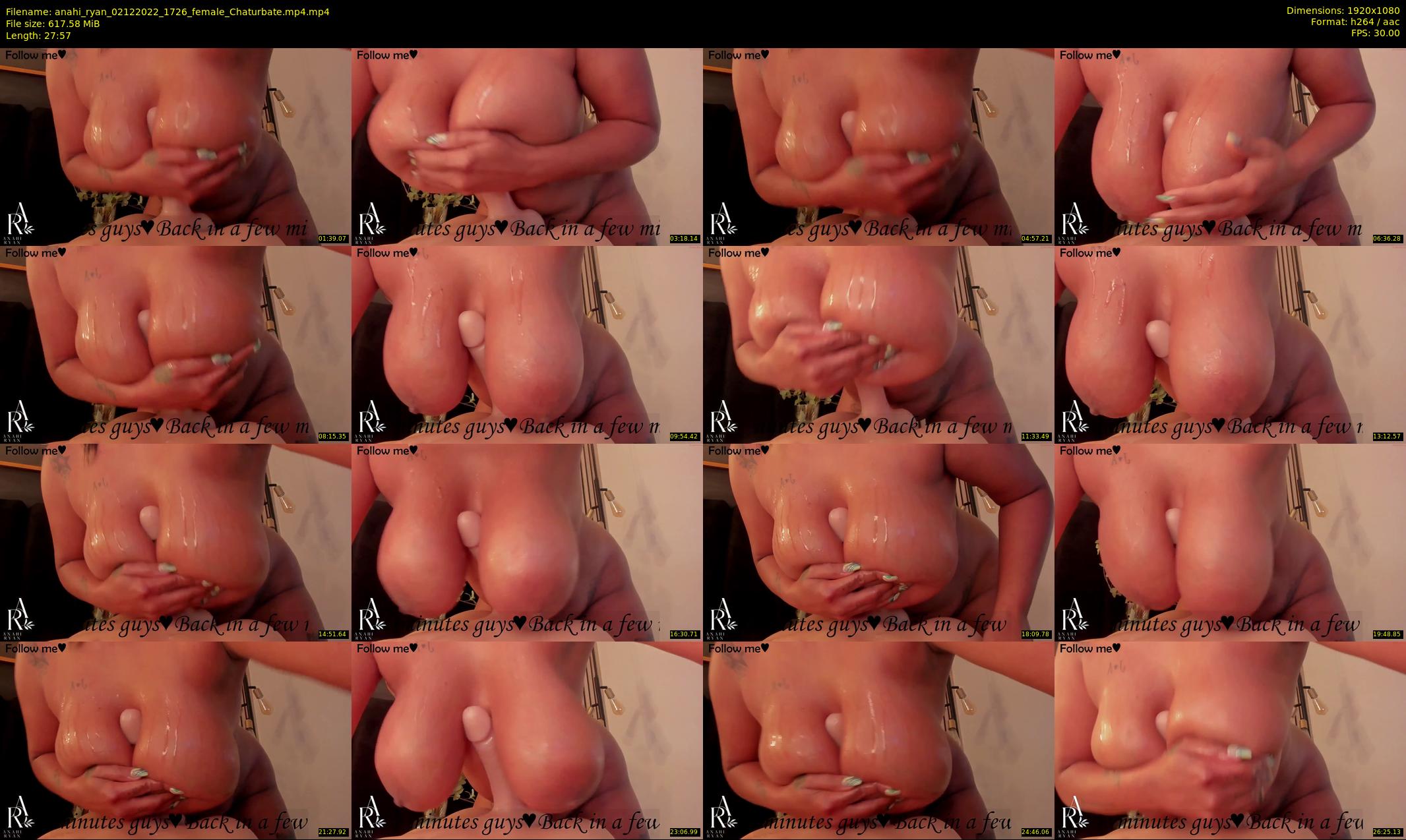 anahi_ryan — 28 minute Chaturbate female cam show recording, 1080p, Dec 2, 2022