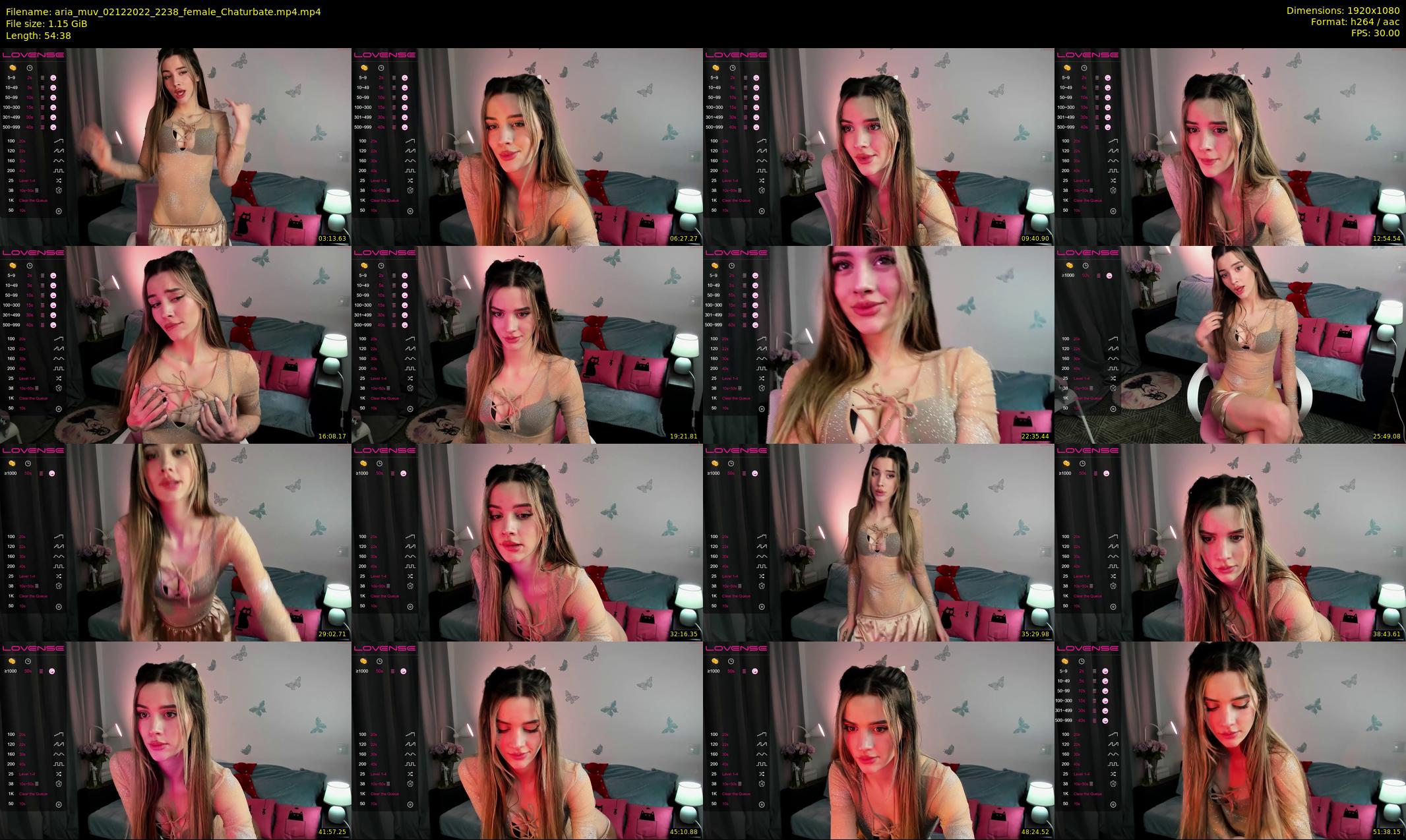 aria_muv — 55 minute Chaturbate female cam show recording, 1080p, Dec 2, 2022